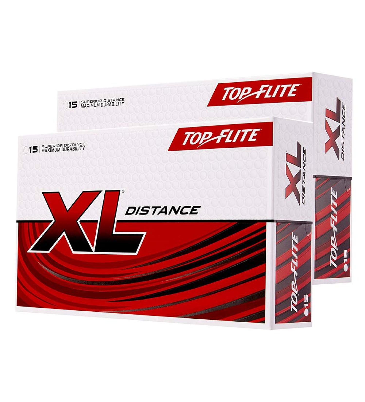 Top Flite XL Distance Golf Balls - White (2pk, 30 Balls) - Best Price & Quality - Buy Online on SooperMarket.com