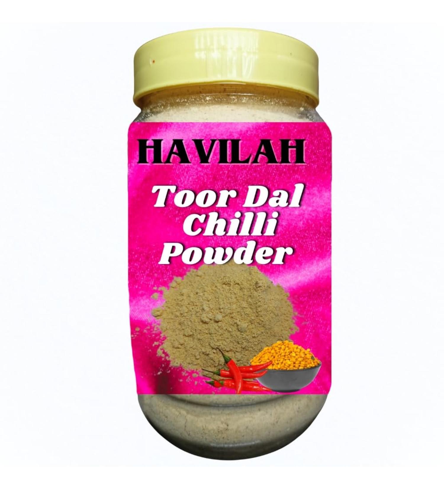 Havilah Toor Dal Chilli powder 250 g Toor Dal Idli kandi podi Toor Podi Fibre Rich kandi Karam Podi Podis Pappula Mixed Dal Spice Powder - Buy Online on SooperMarket.com