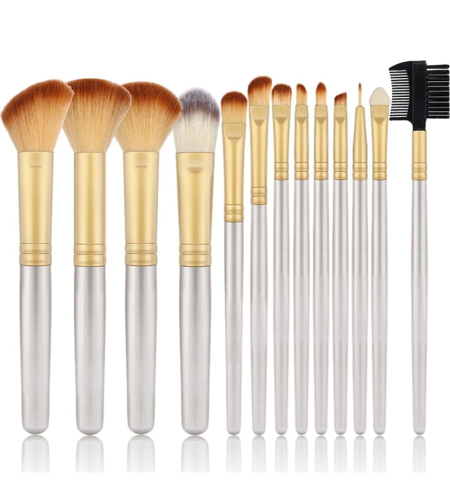 DFHBFG Professional Makeup Brush Set - Blusher Foundation Concealer & Eye Shadow Brushes for Flawless Beauty - Buy Online on SooperMarket.com