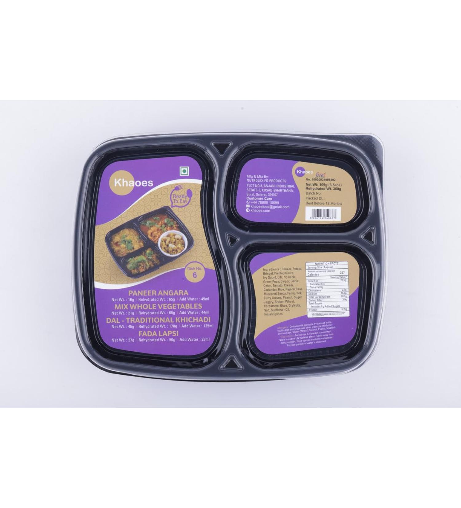 Khaoes Ready to Eat Dish 6 Instant Dish 6 with No Added Preservative and Colours (Item Weight : 109 gr Pack Of 1) - Buy Online on SooperMarket.com