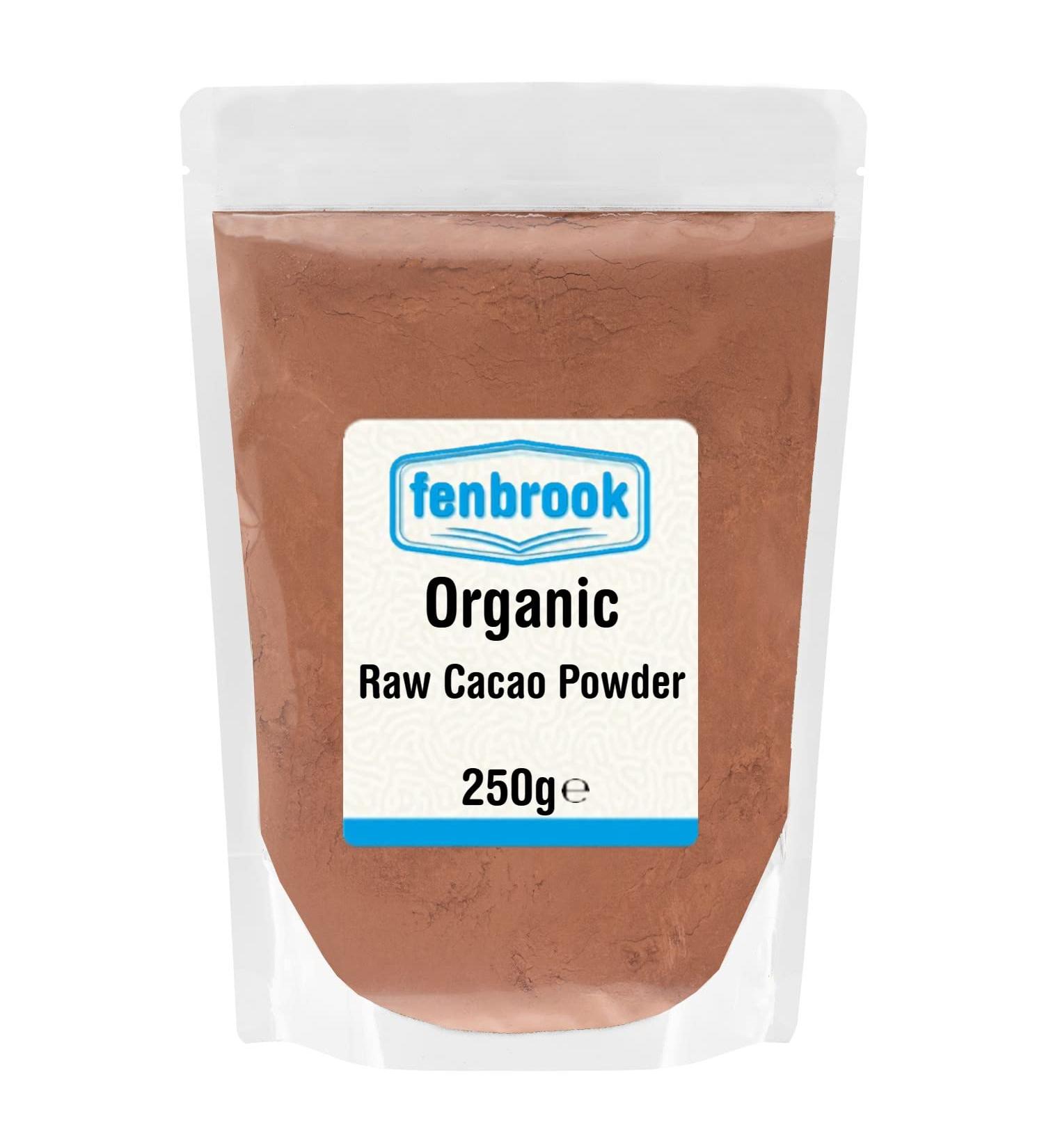 Organic Raw Cacao Powder 250g | Certified Organic by Fenbrook Organic - Buy Online on SooperMarket.com