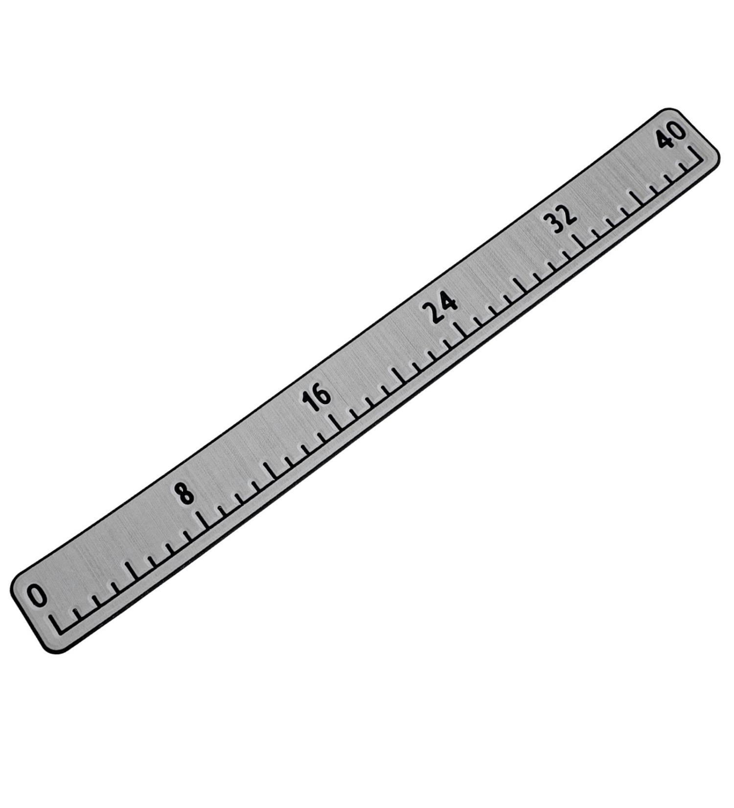 40in EVA Foam Fish Measuring Ruler with Self-Adhesive Backing - Fishing Kayak Accessory - Light Grey - Buy Online on SooperMarket.com