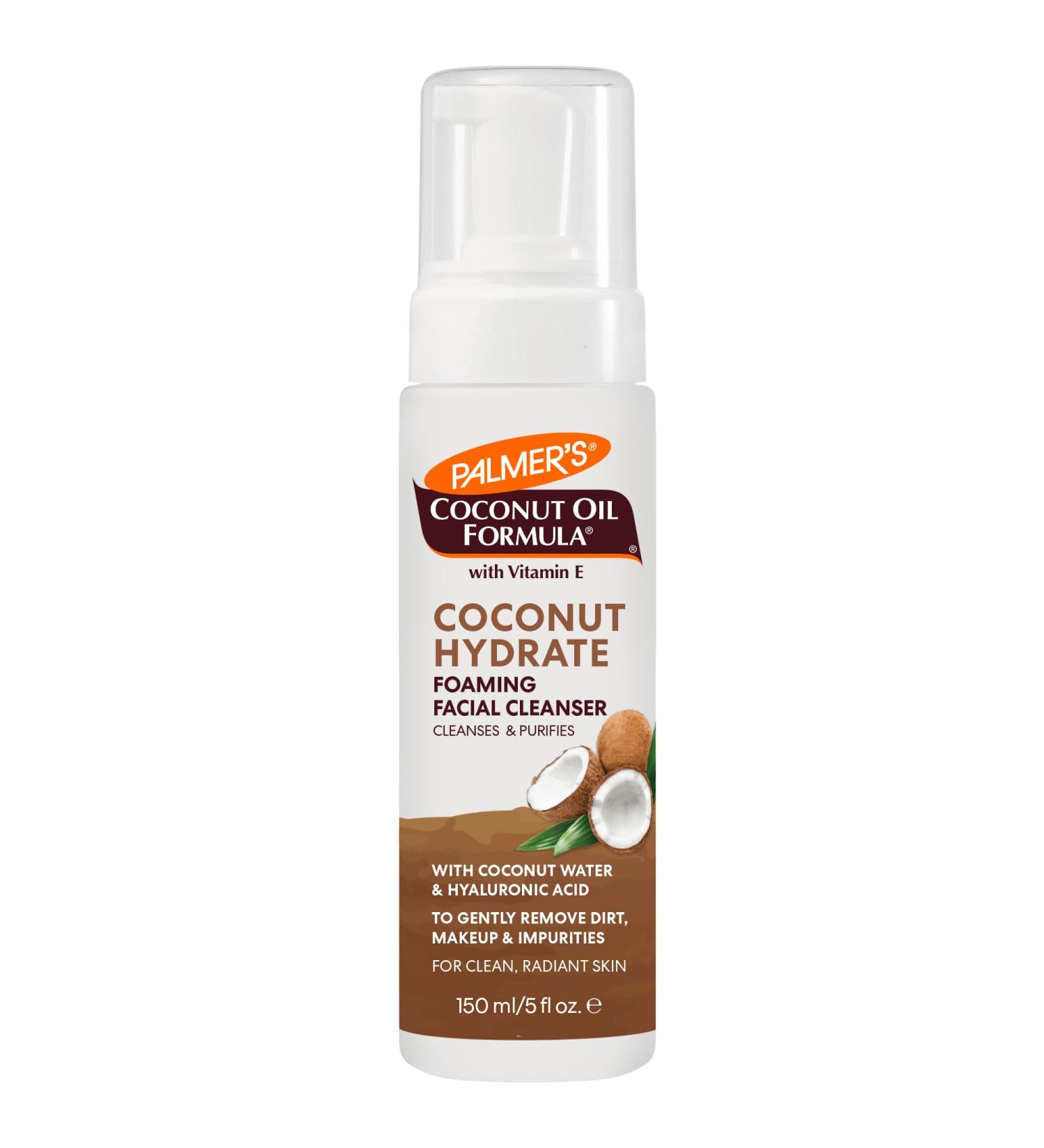 Buy Palmer's Coconut Oil Foaming Facial Cleanser 5 Fl Oz Hydrating Face Wash with Coconut Water Hyaluronic Acid & Vitamin E for Gentle Cleansing & Moisturizing - International Shipping Available - Buy Online on SooperMarket.com
