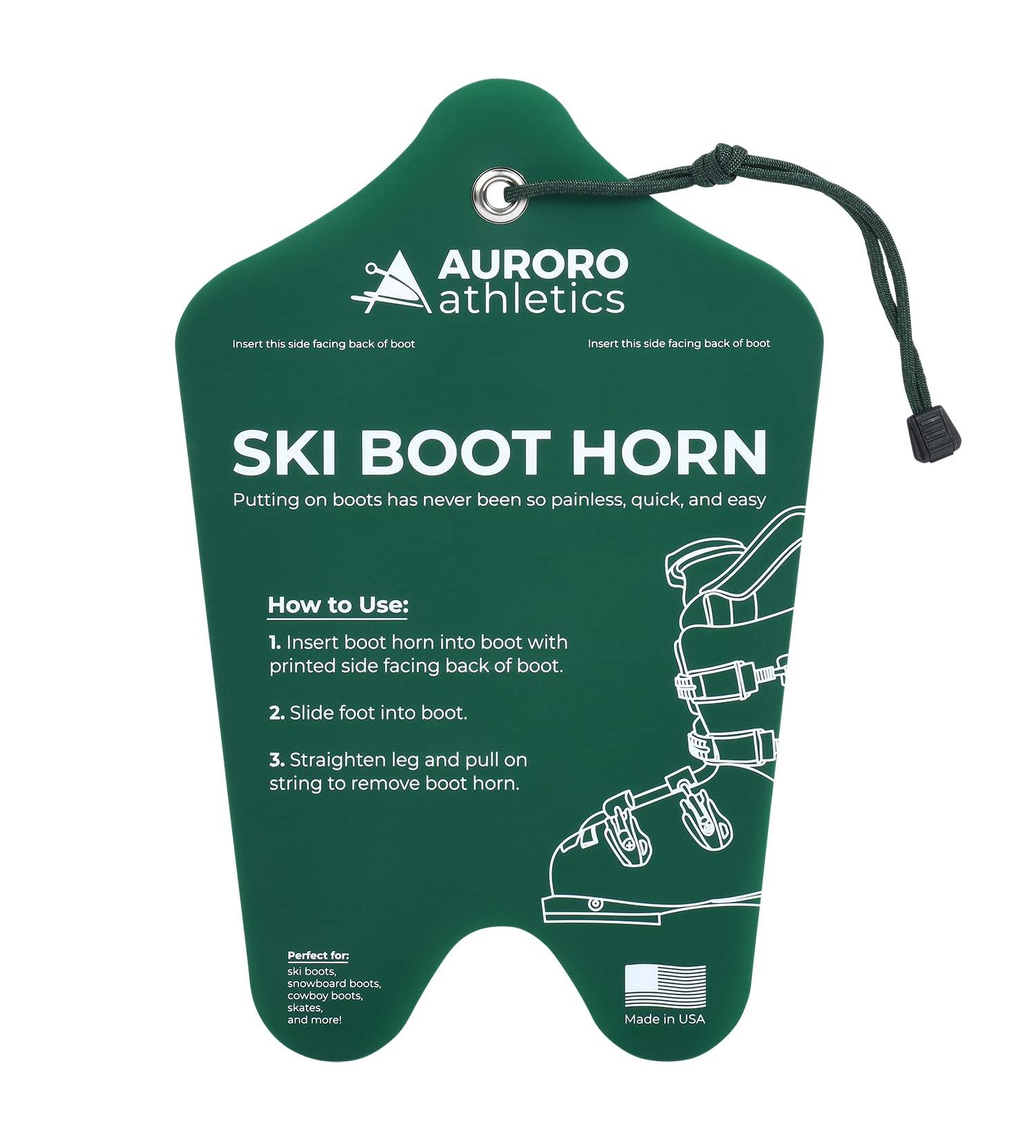 Premium Ski Shoe Puller | Ultimate Boot Horn for Skiing & Snowboarding | Alleviates Foot Pain & Eases Boot Insertion for All Ski Boots - Buy Online on SooperMarket.com