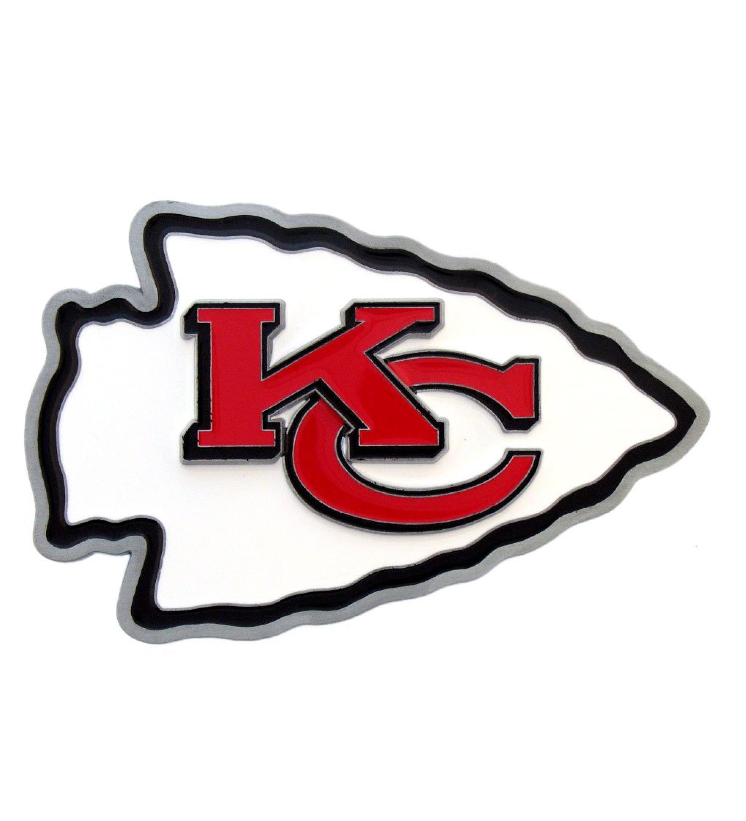 Siskiyou Sports NFL Kansas City Chiefs Large Logo Hitch Cover, Class II & III