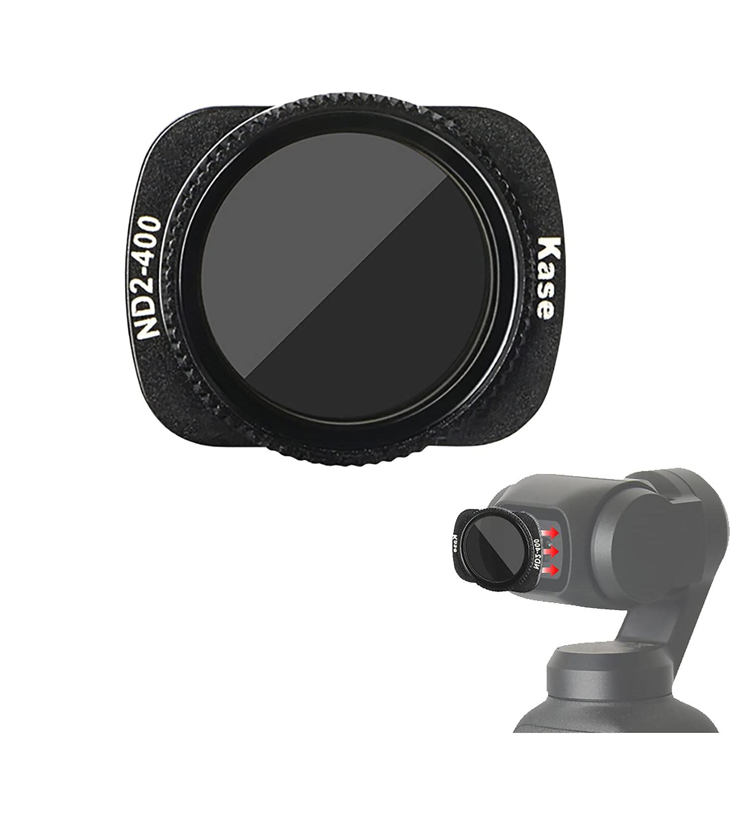 Kase Magnetic Fader ND Filter ND2-ND400 for DJI Osmo Pocket 2/1 Camera - Adjustable Variable Neutral Density Filter with Multi-Layer Coating - Buy Online on SooperMarket.com
