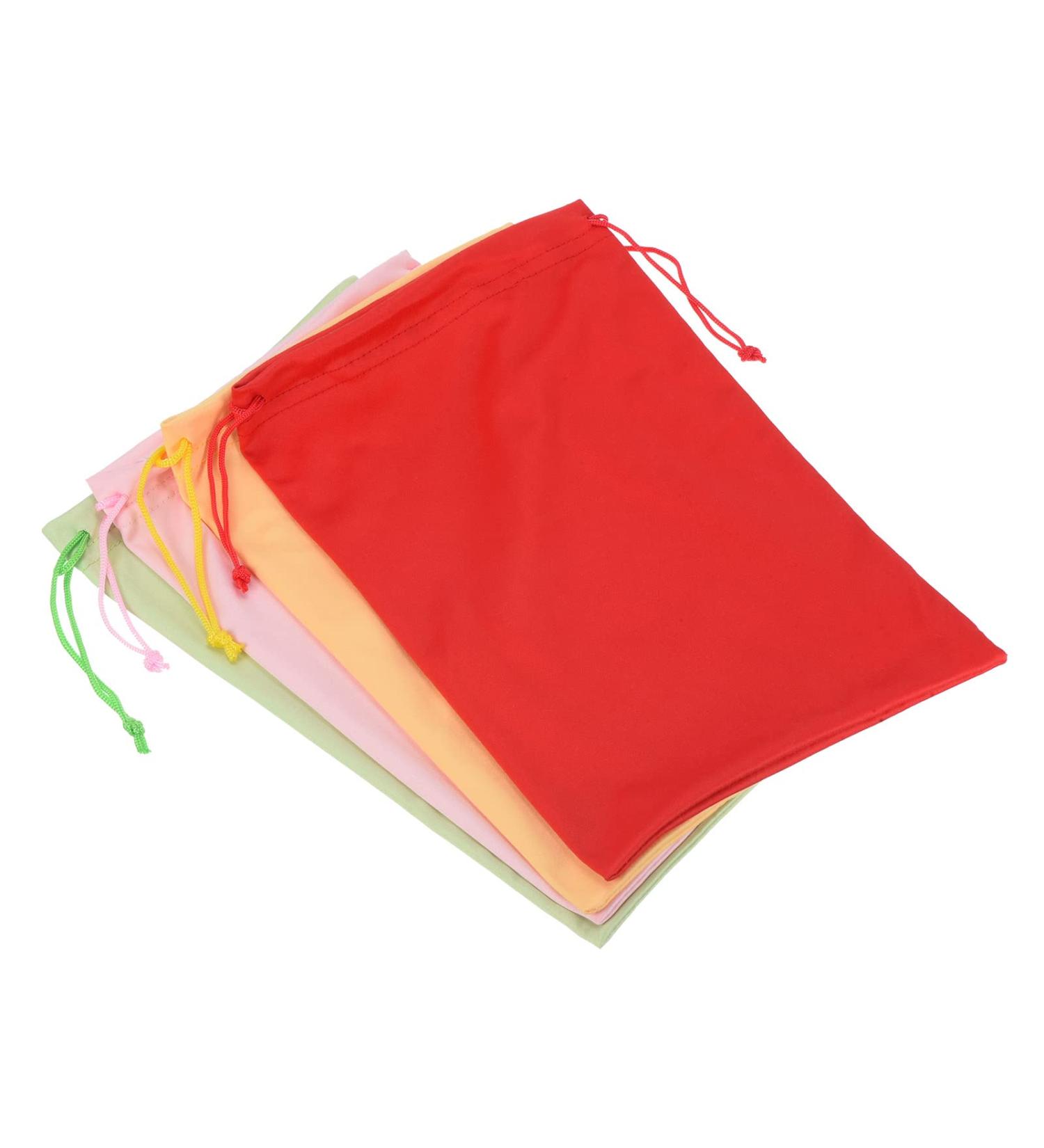 Ski Goggle Bag Set - Microfiber Snow Goggles Case - Storage Sleeve Drawstring Pouch (Pink/Red/Yellow/Green) - Buy Online on SooperMarket.com