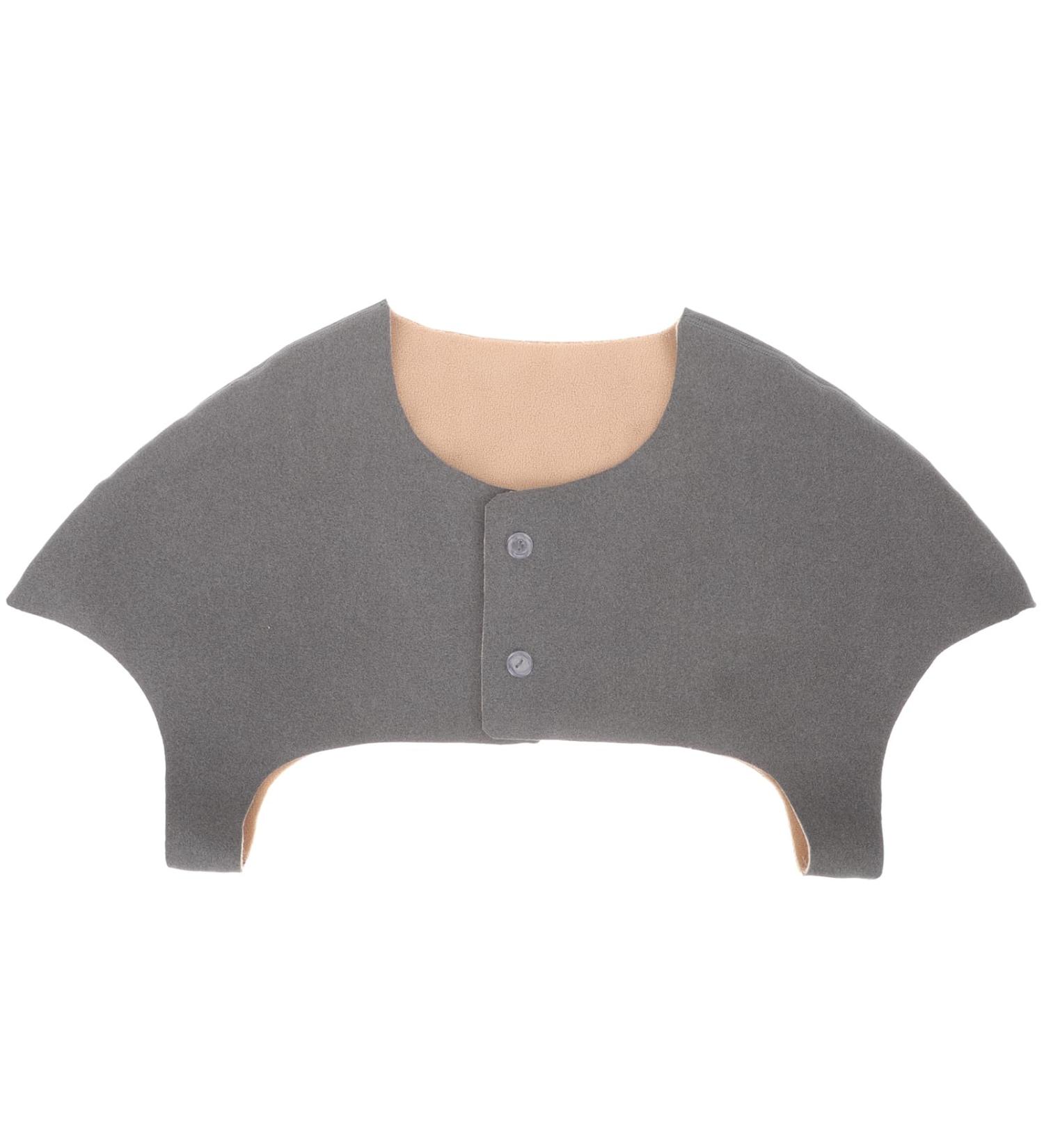 2pcs Warm Shoulder Vest Warm Shawl Warm Winter Cape Shoulder Support Equipment Maternity Elderly Grey 62x34cm - Buy Online on SooperMarket.com