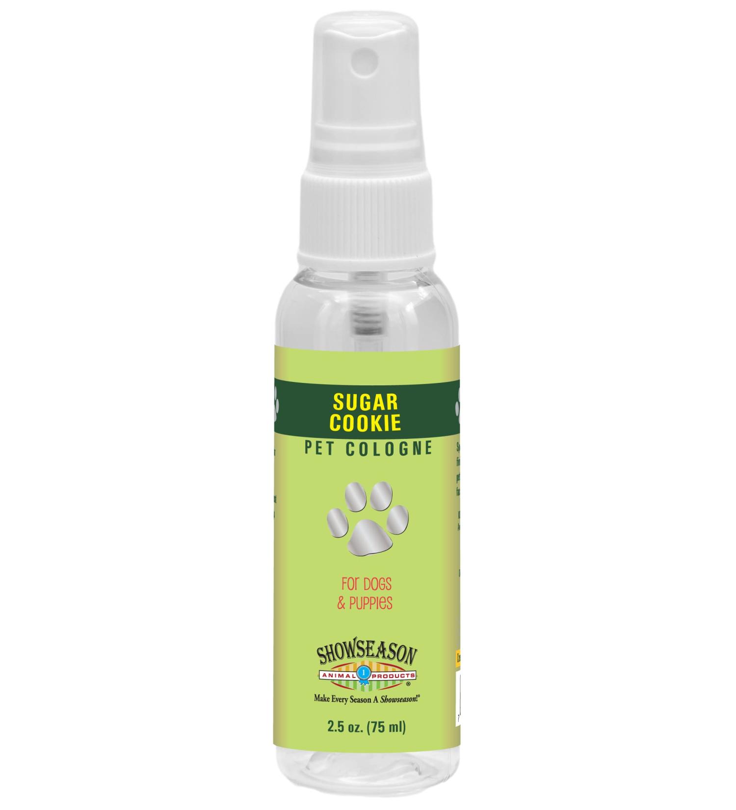 Showseason Sugar Cookie Pet Cologne 2.5 oz for Dogs - Travel Size | Long-Lasting Odor Eliminator | Cruelty-Free & Paraben-Free | Made in USA - Buy Online on SooperMarket.com