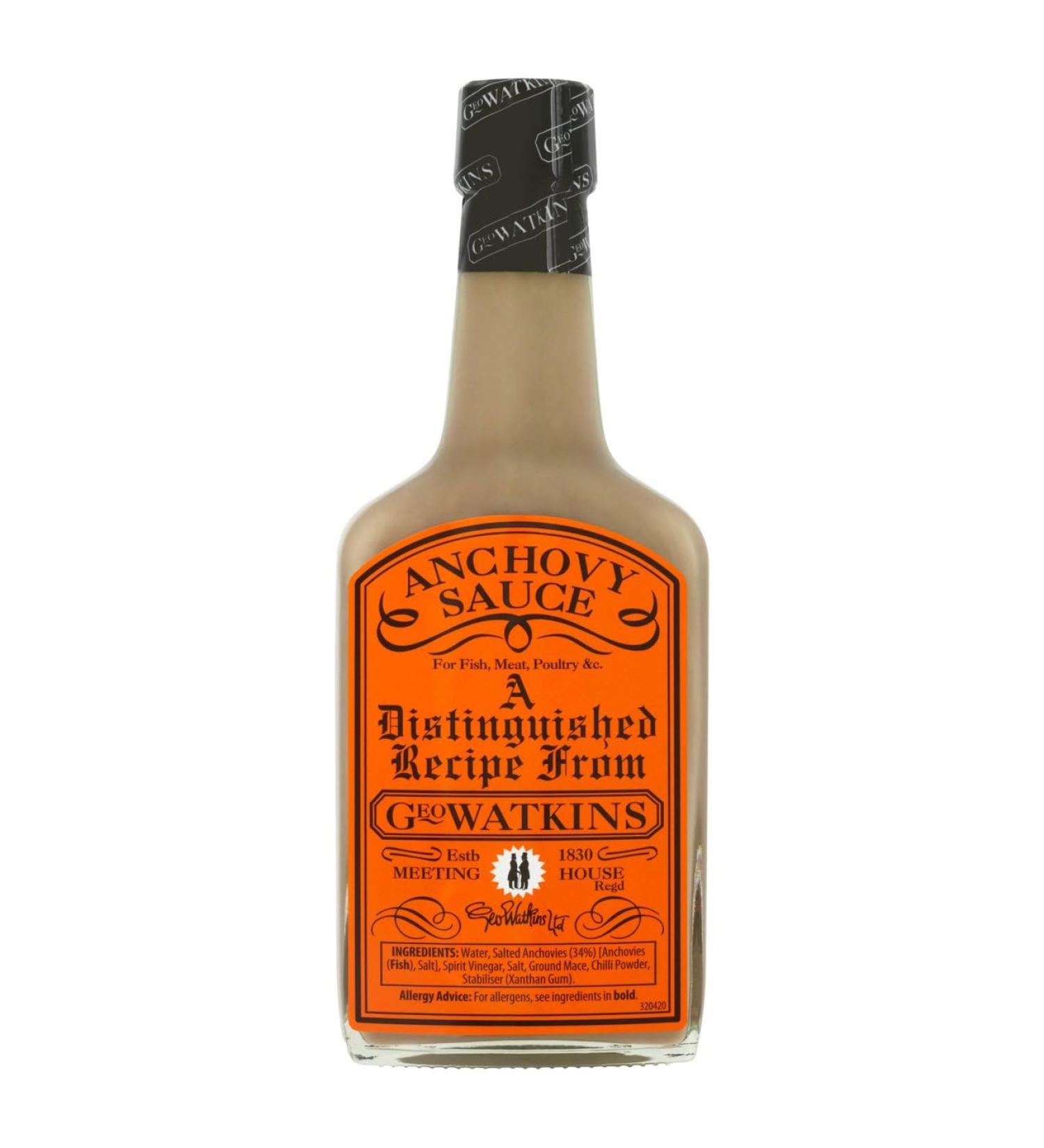 Geo Watkins Anchovy Sauce 190ml - Premium Quality Umami Flavour Enhancer - Buy Online on SooperMarket.com