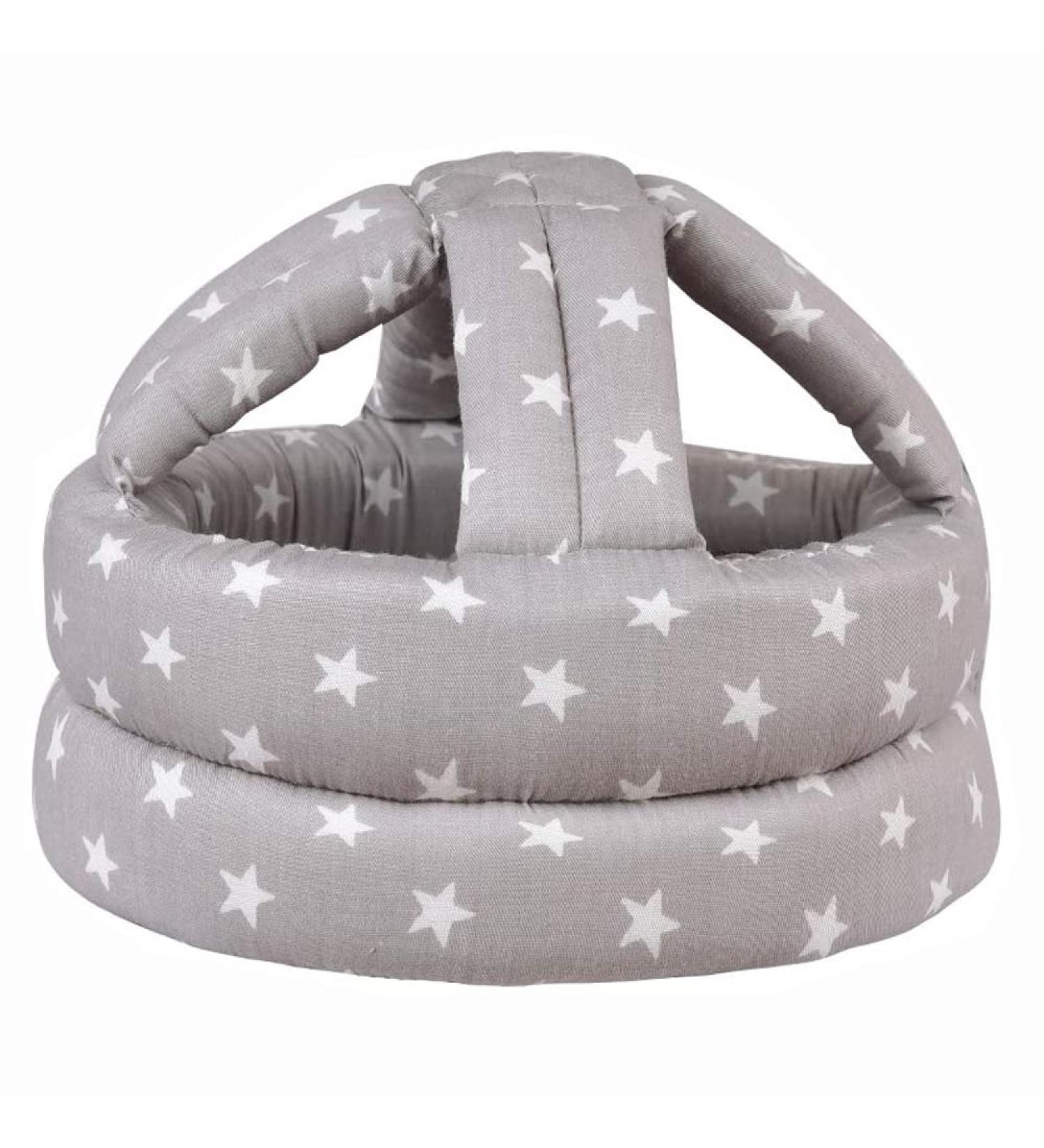 TORASO Baby Safety Helmet - Infant Head Protector for Crawling & Learning to Walk - Gray Star Design - Buy Online on SooperMarket.com
