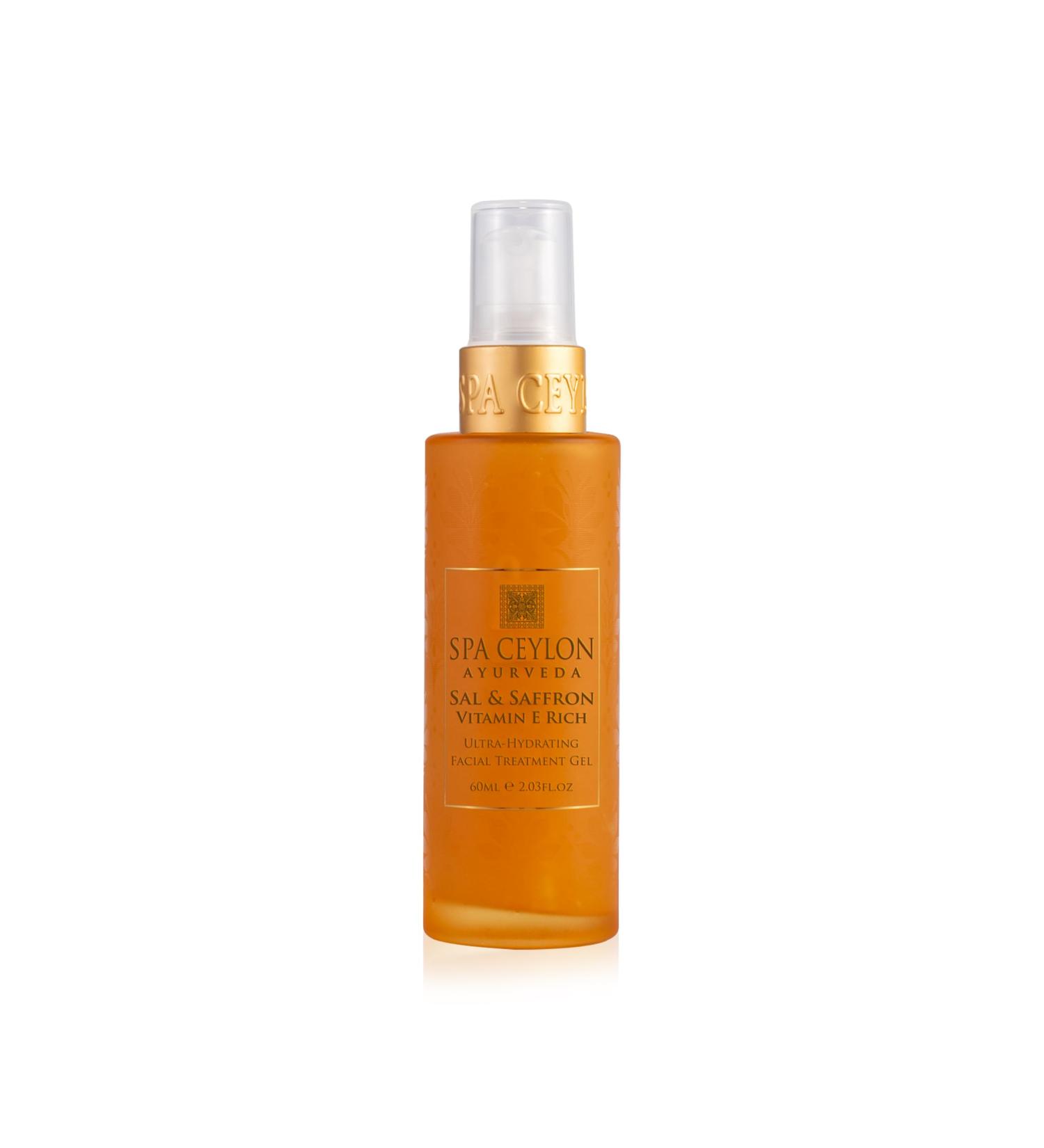 SPA CEYLON Sal and Saffron Vitamin E Ultra Hydrating Facial Treatment Gel | Brightening Hydration Skincare for Skin Repair | International Shipping Available - Buy Online on SooperMarket.com
