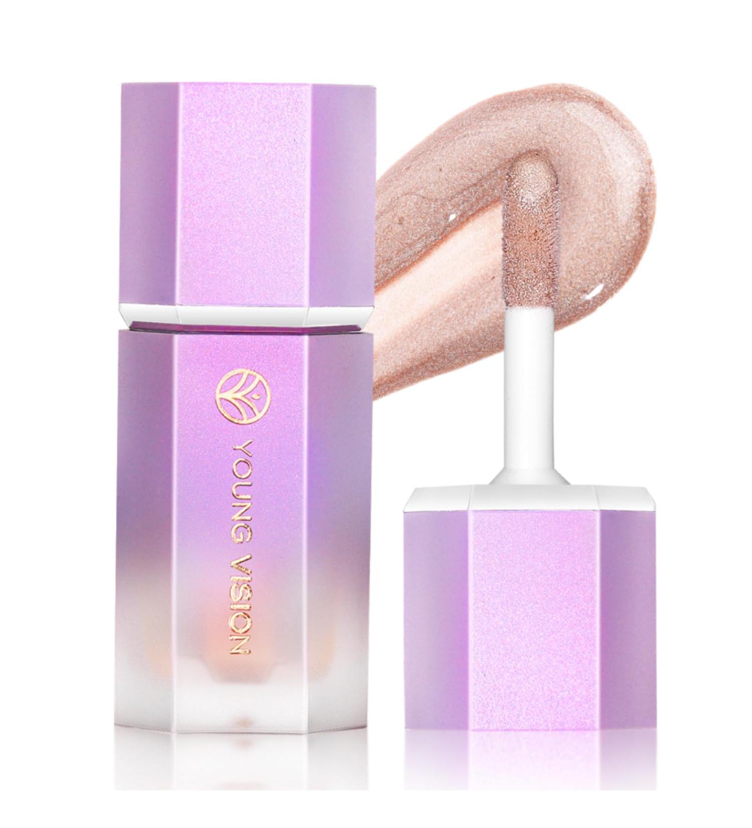 YOUNG VISION Soft Natural Glow Liquid Highlighter - Long-Wearing Smudge Proof Illuminator for Dewy Finish in Vanilla Frost | 0.17 Fl Oz - International Shipping Available - Buy Online on SooperMarket.com