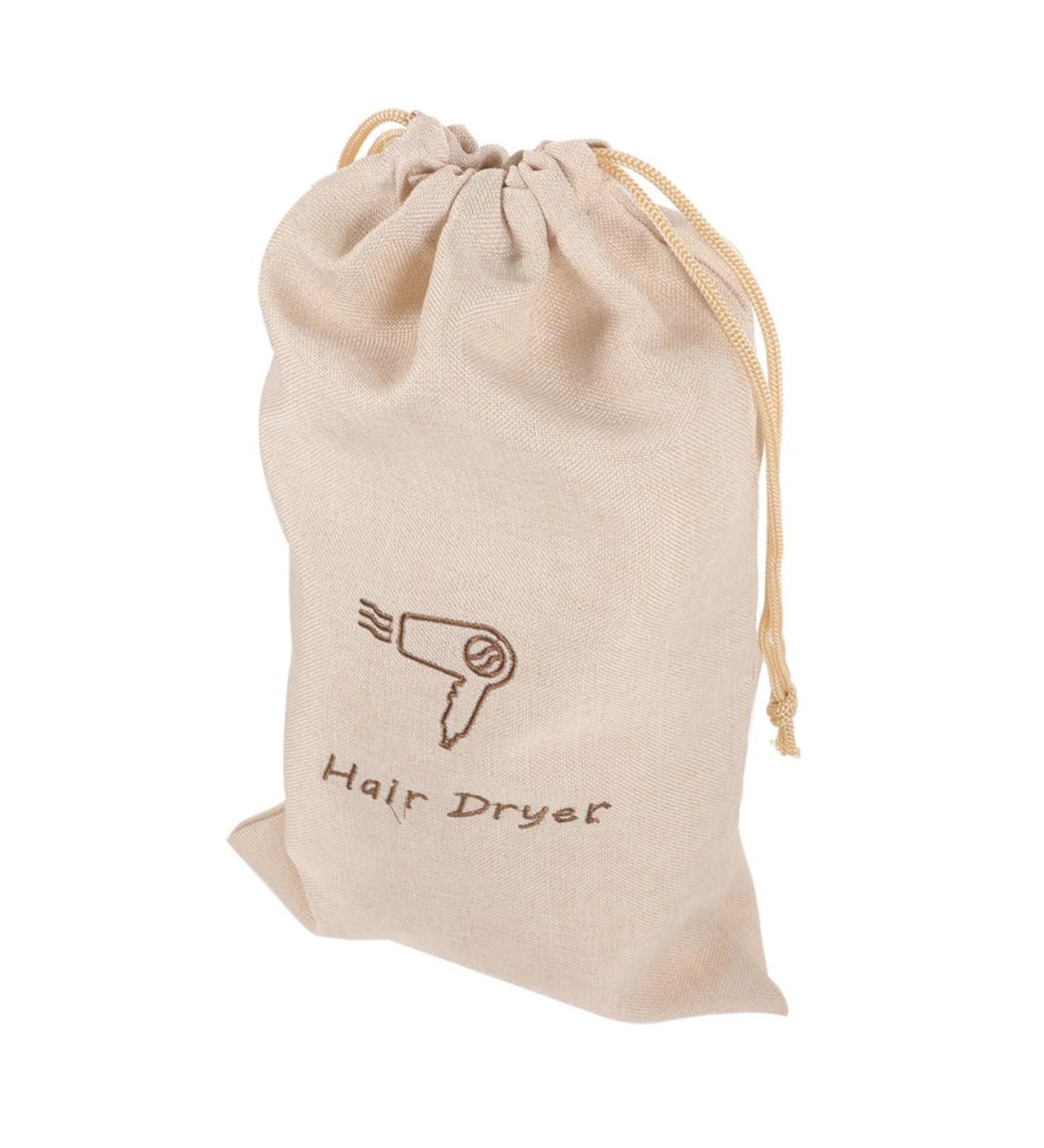 OATIPHO Hair Dryer Bag Multi-use Dryer Portable Draw Pouch Linen Organizer Bag for Storage Linen Hair Dryer Bag - Buy Online on SooperMarket.com