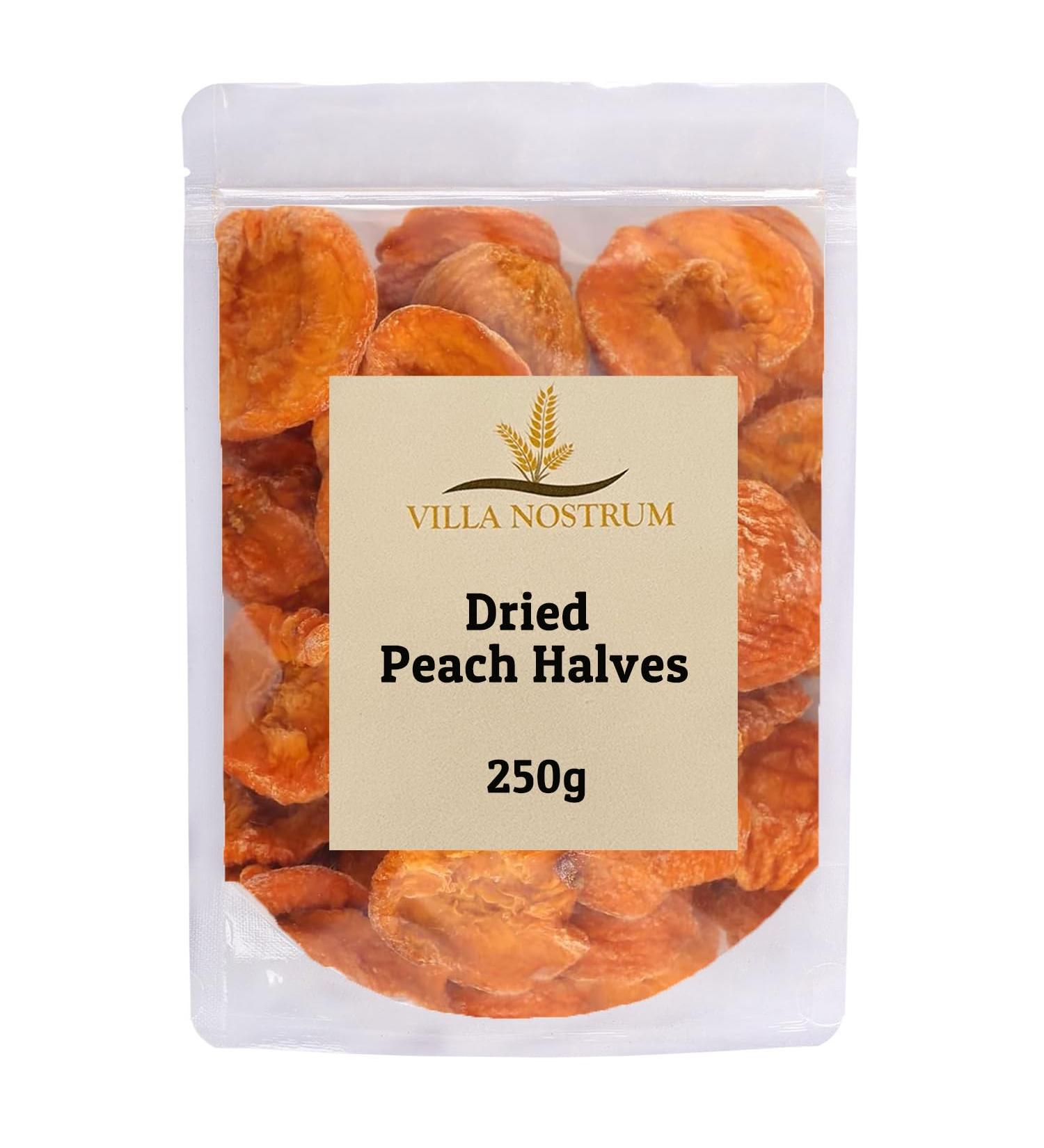 Dried Peach Halves 250g by Villa Nostrum - Buy Online on SooperMarket.com