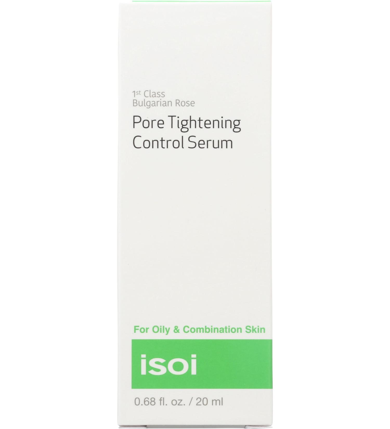 ISOI Bulgarian Rose Pore Tightening Serum - Hydrating & Smoothing | 0.68 oz - Best for Pore Minimizing & Glowing Skin - International Shipping Available - Buy Online on SooperMarket.com