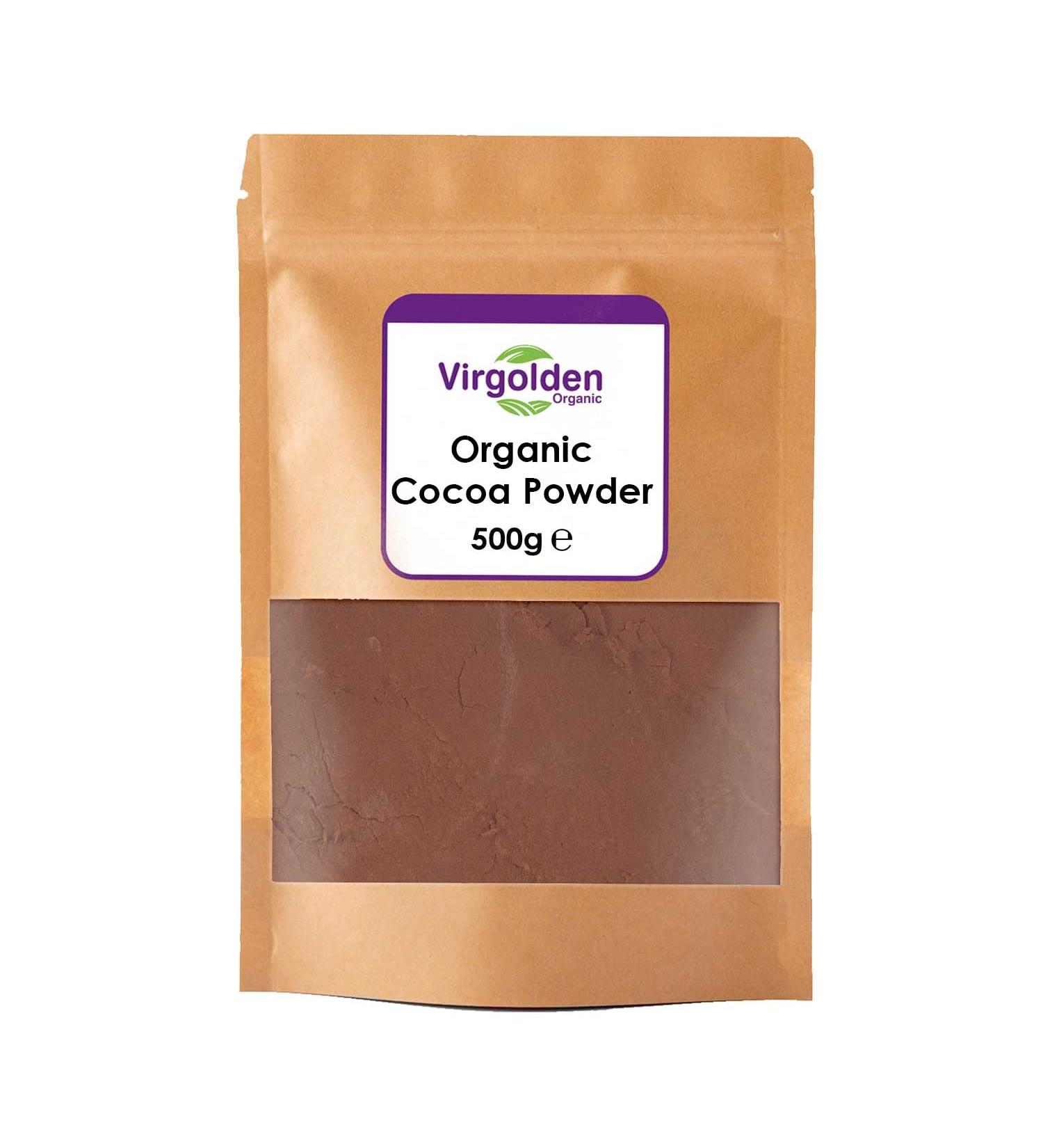 Organic Cocoa Powder 500g by Virgolden Organic - Buy Online on SooperMarket.com