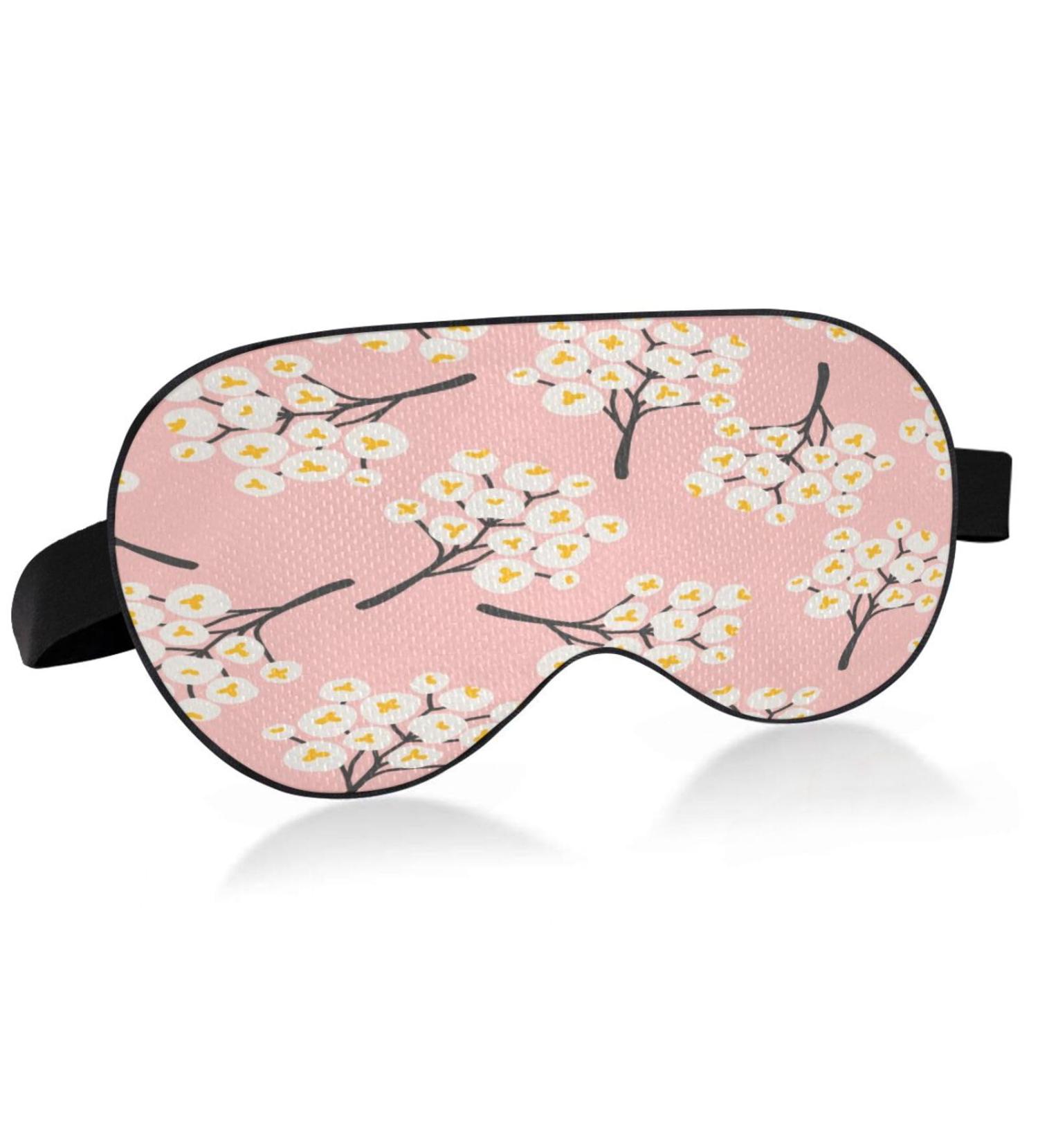 WELLDAY Cute Berry Floral Sleep Mask - Adjustable Comfort Blindfold for Men and Women - Buy Online on SooperMarket.com