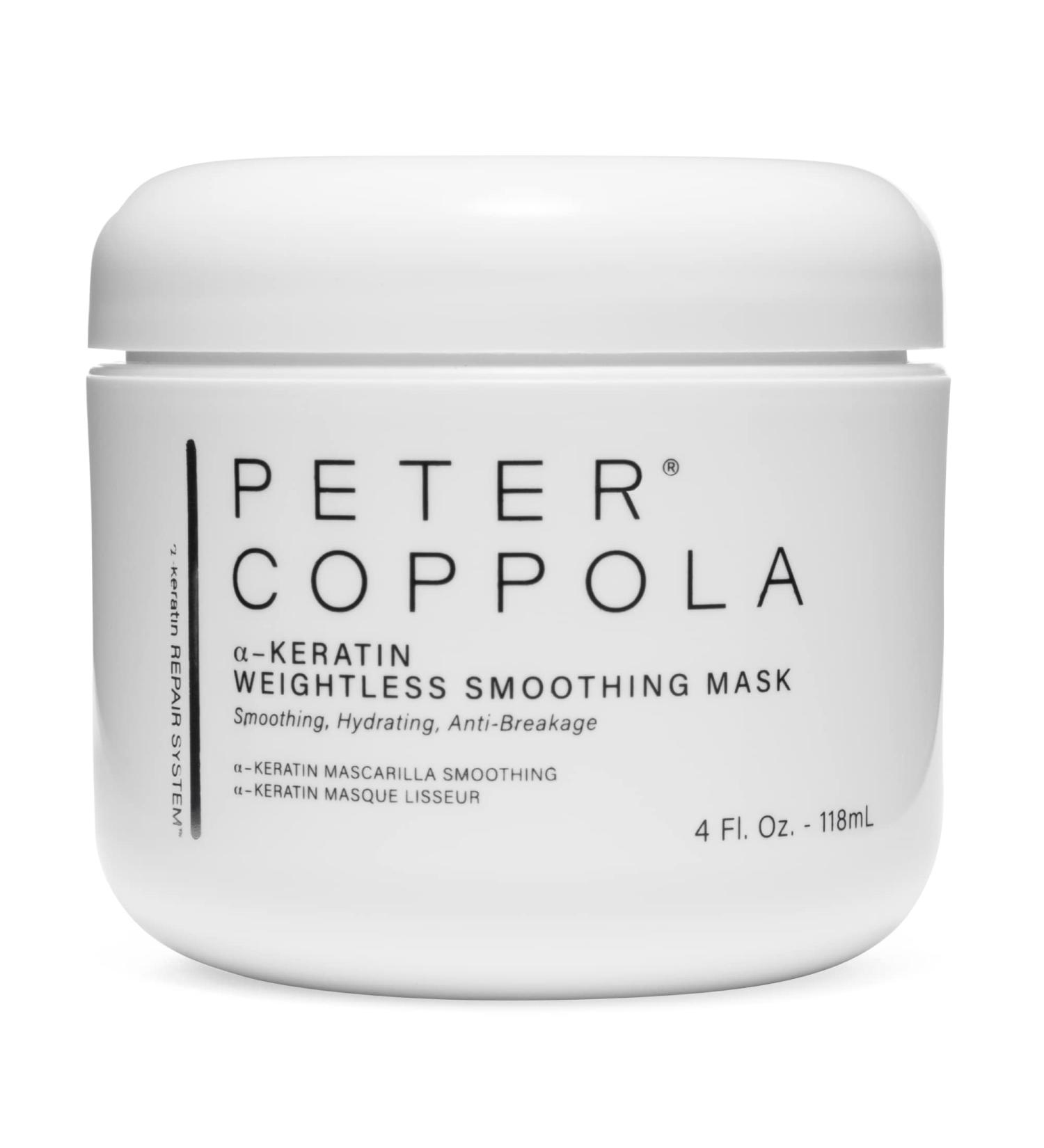 PETER COPPOLA a-Keratin Weightless Smoothing Mask 4 oz. - Hydrolyzed Wheat Protein Hair Mask for Strengthening, Smoothing, and Damage Prevention - Buy Online on SooperMarket.com