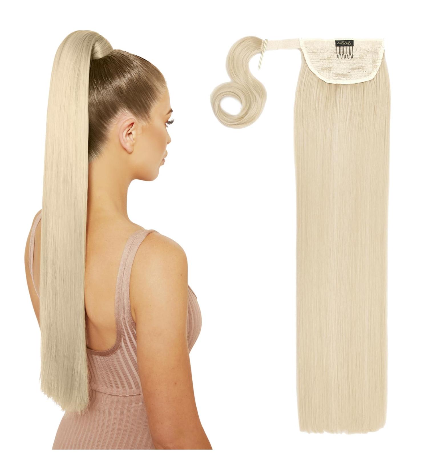 Lullabellz Grande Straight Wraparound Pony 26-Inch Length Light Blonde - Buy Online on SooperMarket.com