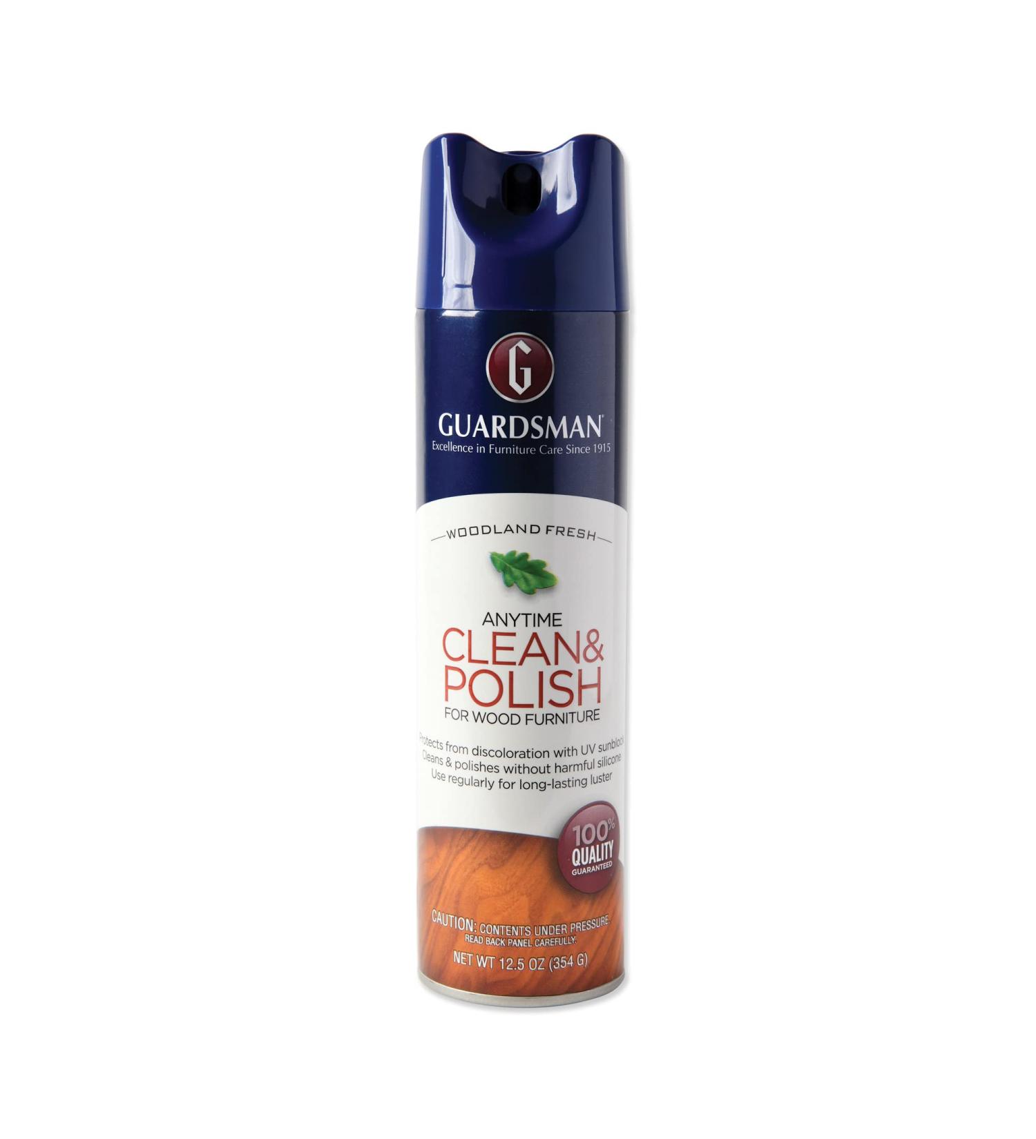 Guardsman 460700 Wood Furniture Cleaner & Polish - Silicone Free, UV Protection, Woodland Fresh Scent - 12.5 Oz - Buy Online on SooperMarket.com