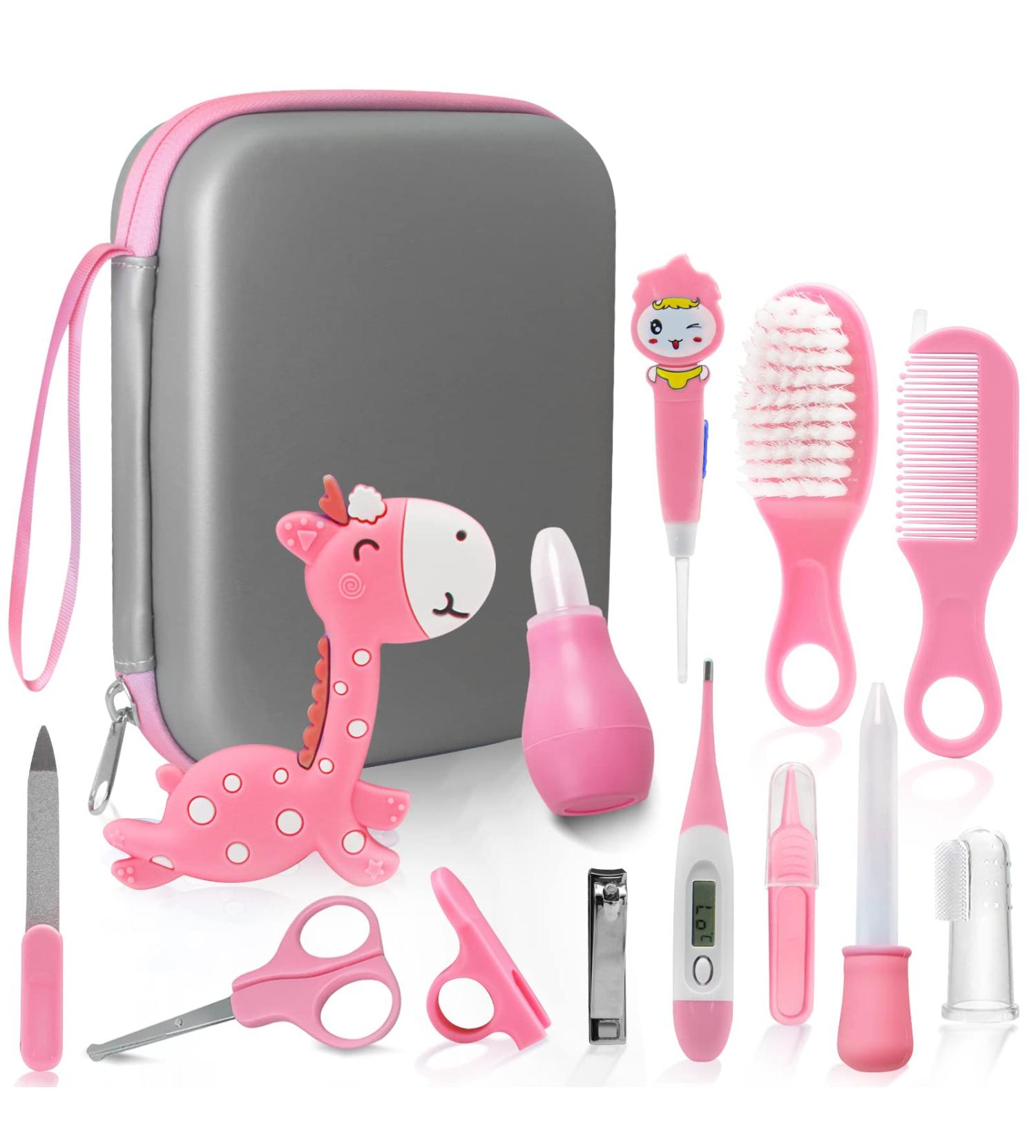 Unipampa Baby Care Set - Complete 14-Piece Newborn Accessories & Healthcare Kit (Pink) for All-in-One Baby Care - Buy Online on SooperMarket.com