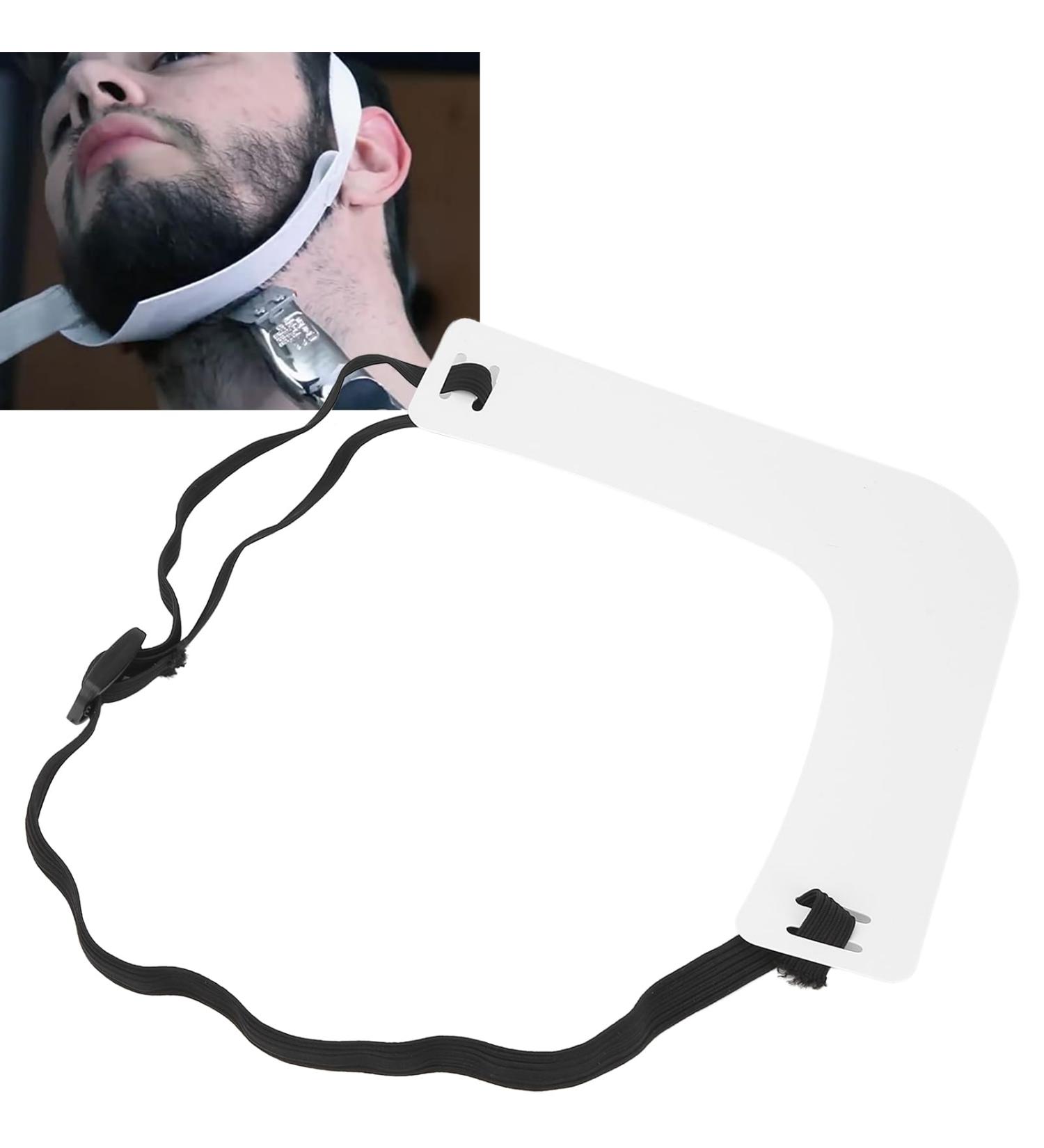 Beard Contour Template & Shaping Tool | Precision Mustache Guide for Perfect Trimming & Neckline | International Shipping - Buy Online on SooperMarket.com