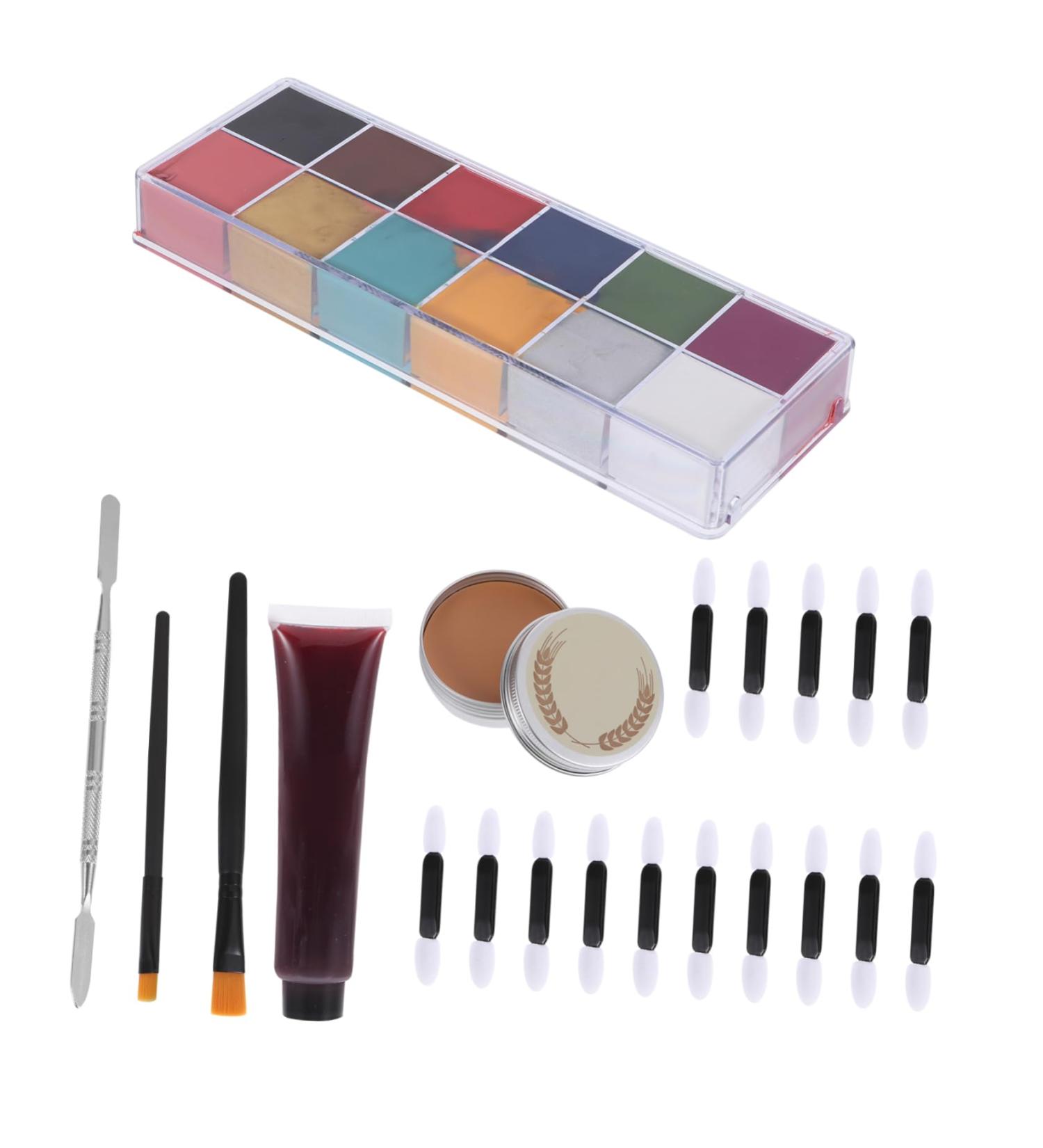 Buy NOLITOY Scar Makeup Tools - Wound Modeling Wax & Coagulated Blood Gel for Halloween | Best Scar Makeup Kit Online - Buy Online on SooperMarket.com