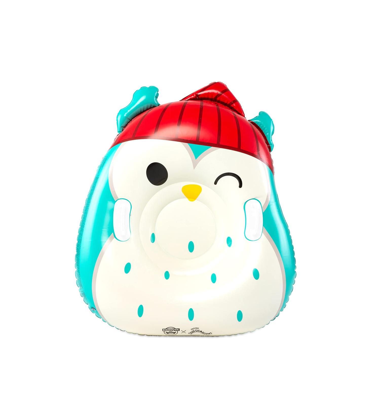 BigMouth x Squishmallows Snow Tube | Large Winston The Owl Inflatable Sled for Kids and Adults - Buy Online on SooperMarket.com