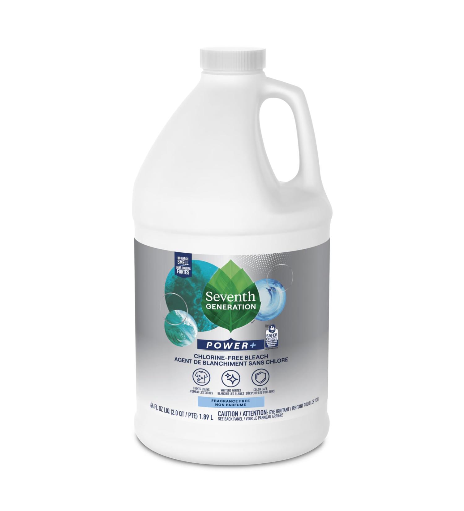 Buy Seventh Generation Non-Chlorine Bleach 64 oz - Free & Clear - Eco-Friendly Cleaning Solution - Ship Internationally - Buy Online on SooperMarket.com