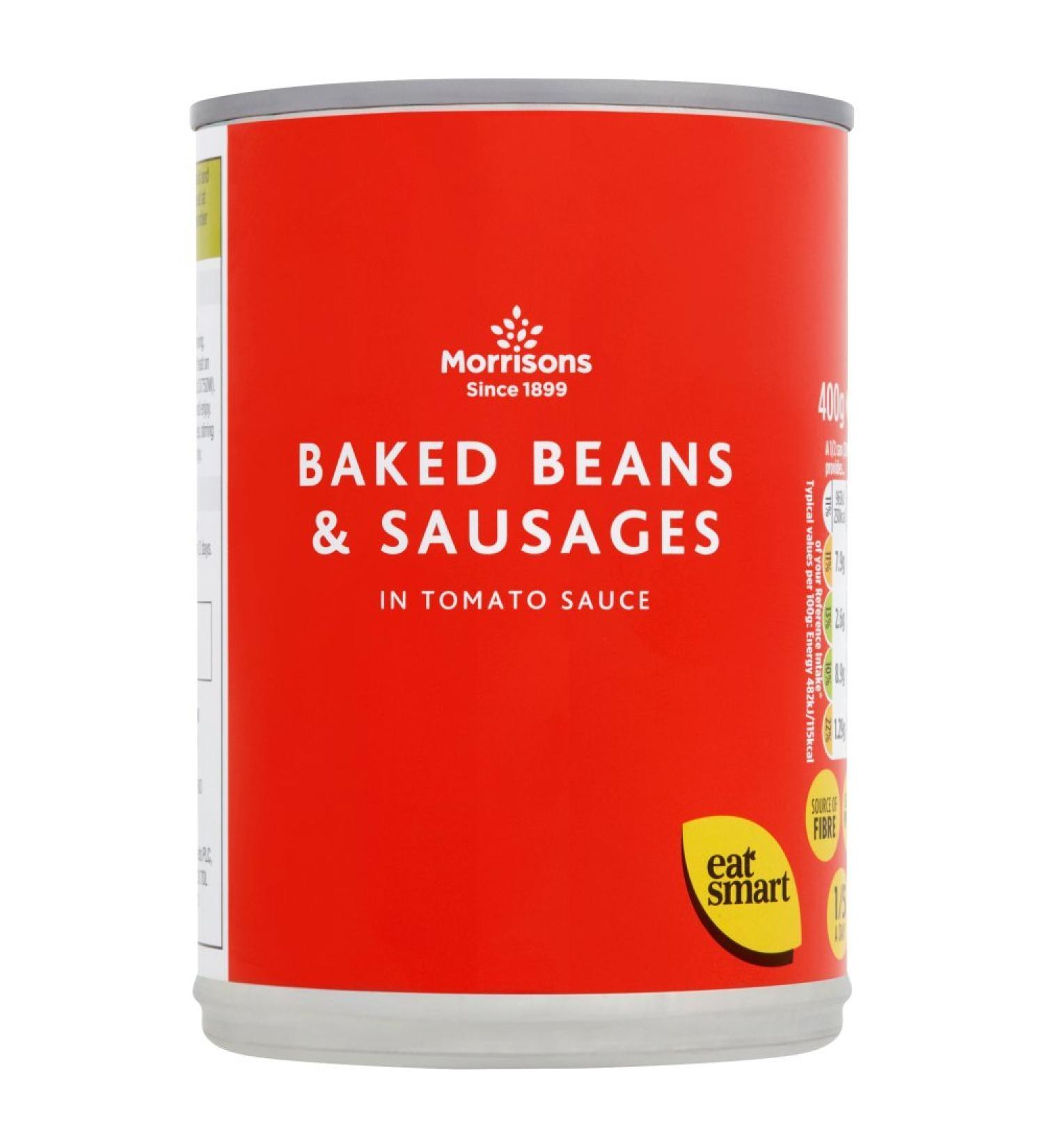 Morrisons Baked Beans & Sausages 400g