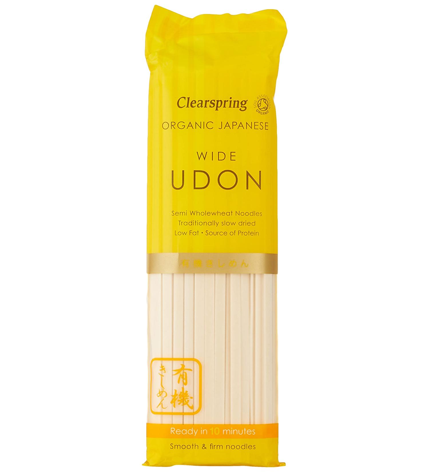Clearspring Organic Japanese Wide Udon Noodles - Authentic and Organic Noodles - Buy Online on SooperMarket.com