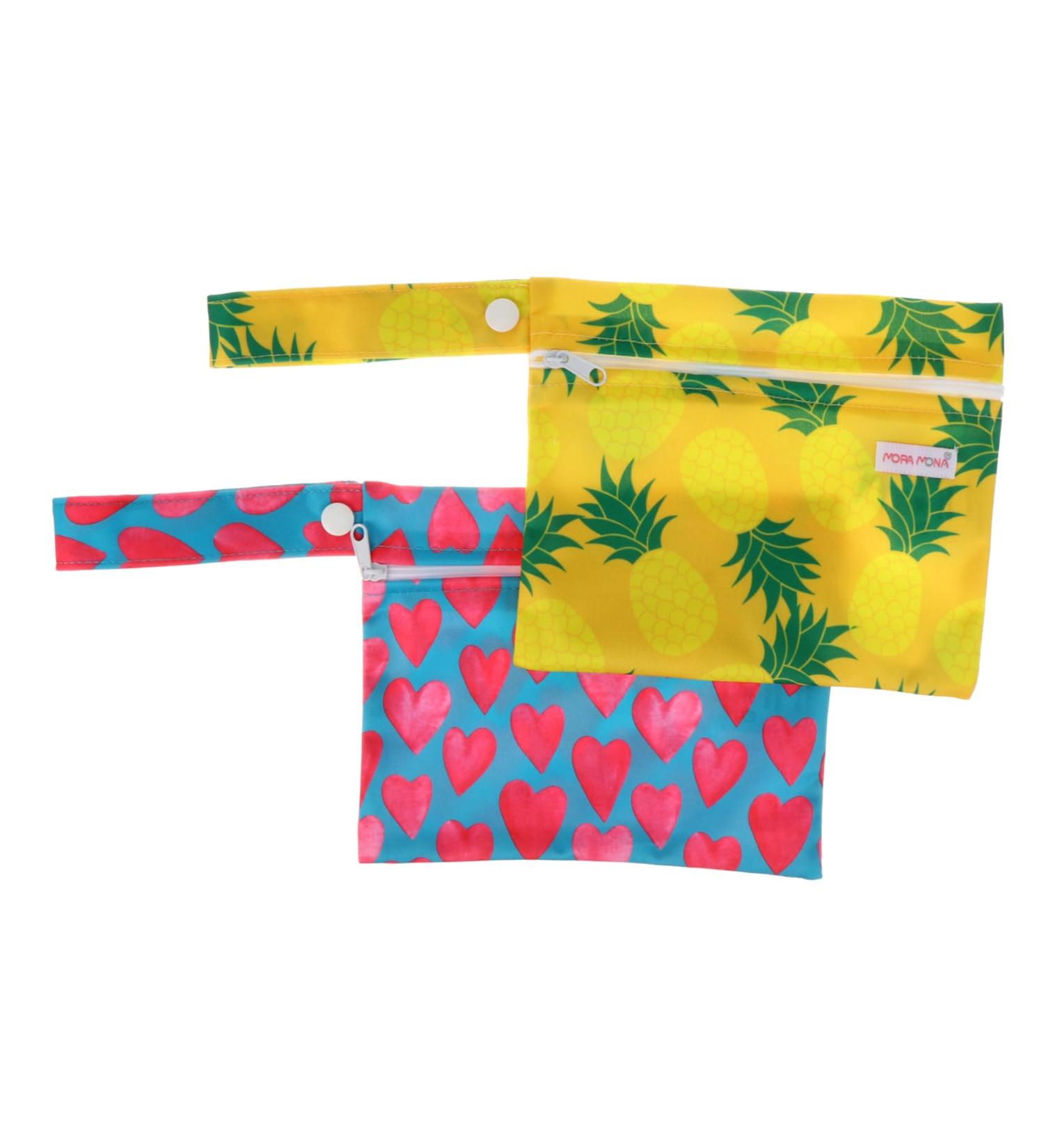 Cabilock Hygiene Bag Set - Period Pad and Tampon Storage Pouch - Portable Makeup and Lip Gloss Organizer - Menstrual Pad and Nursing Cushion Bag - 2 Pack, Assorted Colors - Buy Online on SooperMarket.com