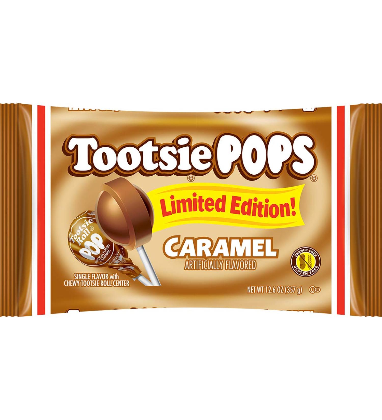 Halloween Candy Caramel Tootsie Pops 12.6oz Bag - Buy Online on SooperMarket.com