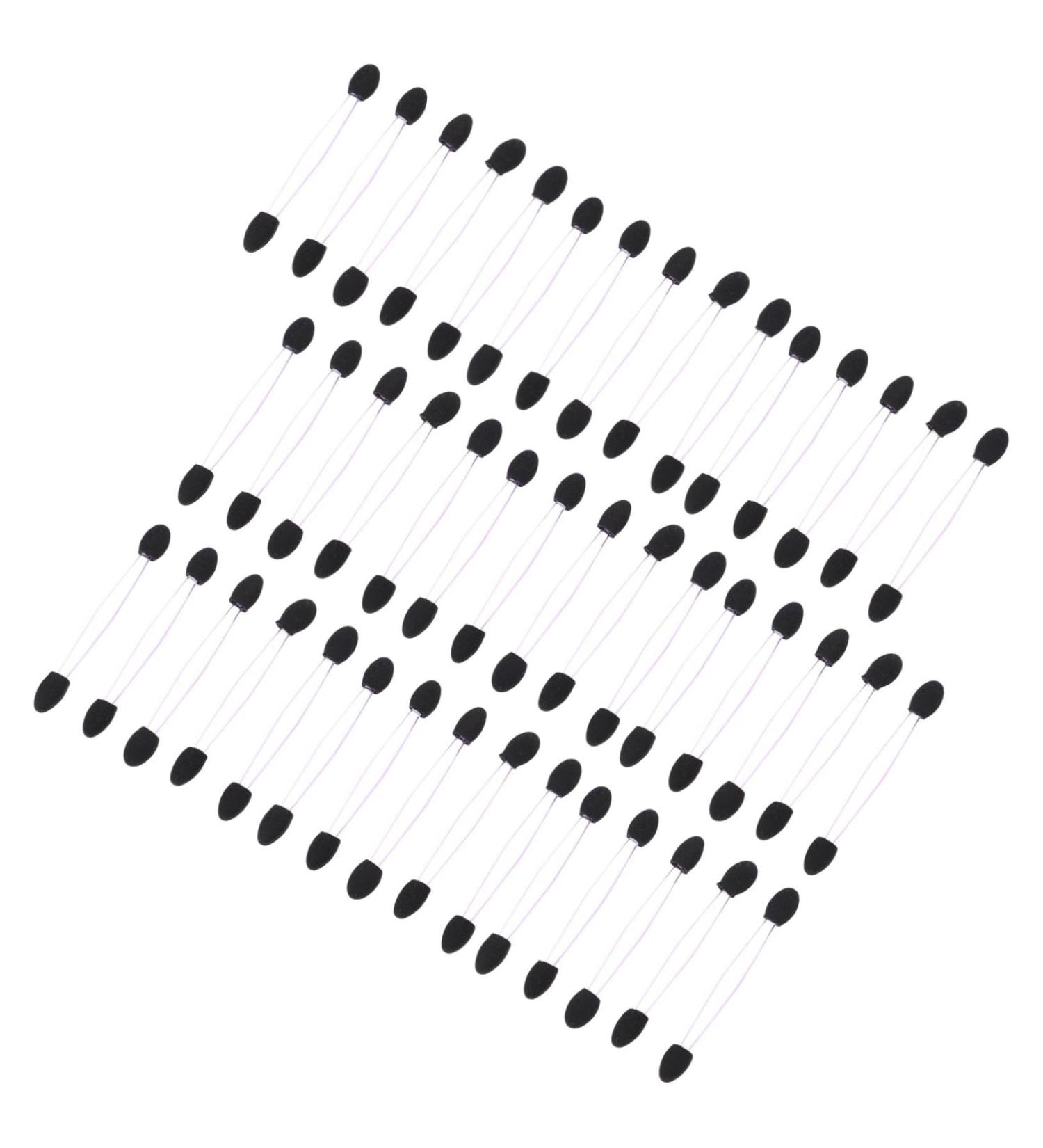 PLAFOPE 100pcs Eye Shadow Stick Eyeshadow Sticks Eyeshadow Applicator Pads Makeup Eyeshadow Emulsion Black 7.5x0.5cm Black - Buy Online on SooperMarket.com