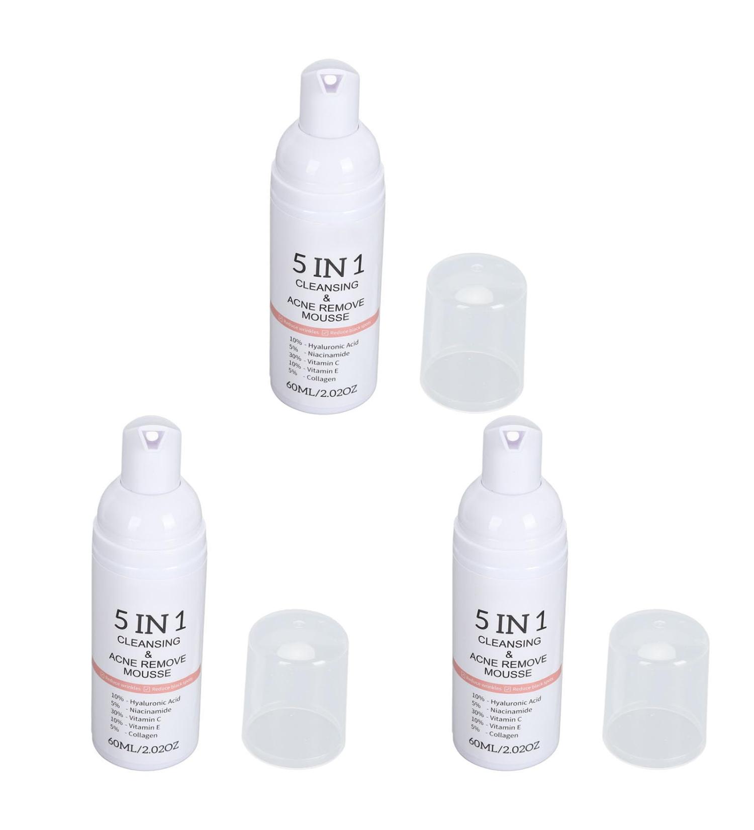 Foaming Facial Cleanser Prevent Sagging Moisturizing Facial Cleansing Mousse Brightening for All Skin Types - Buy Online on SooperMarket.com