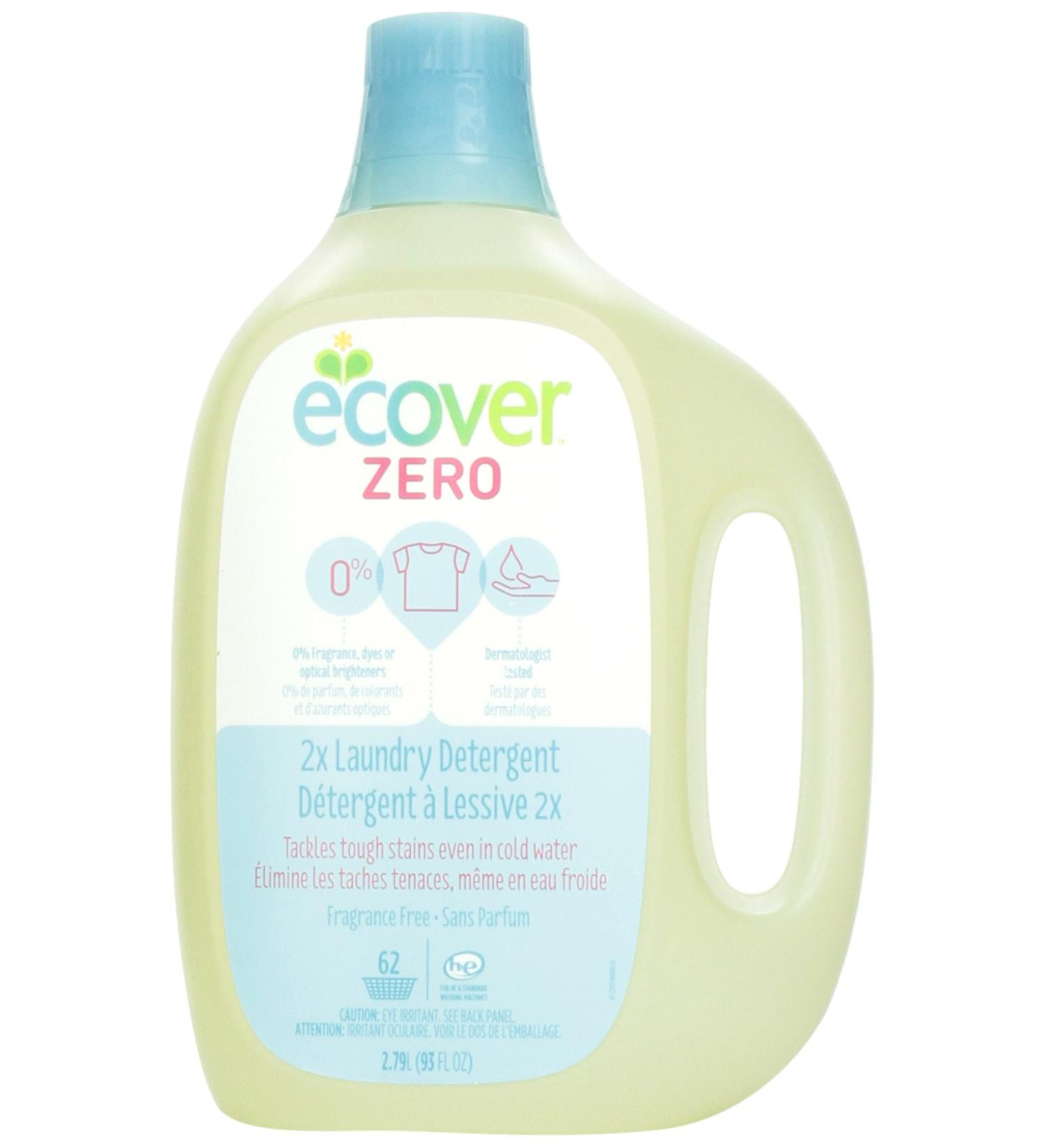 Ecover Zero 2x Laundry Detergent Fragrance Free - Eco-Friendly & Powerful Clean 93 fl oz - International Shipping Available - Buy Online on SooperMarket.com