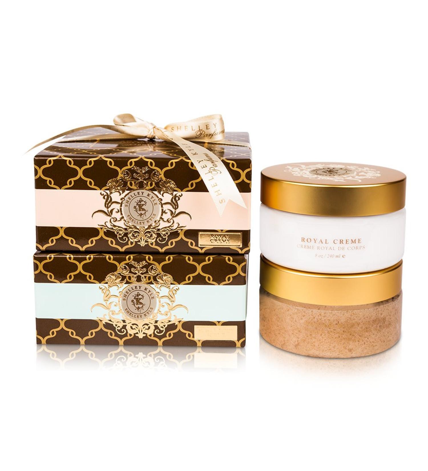 Shelley Kyle Signature Sugar Scrub and Royal Creme Set