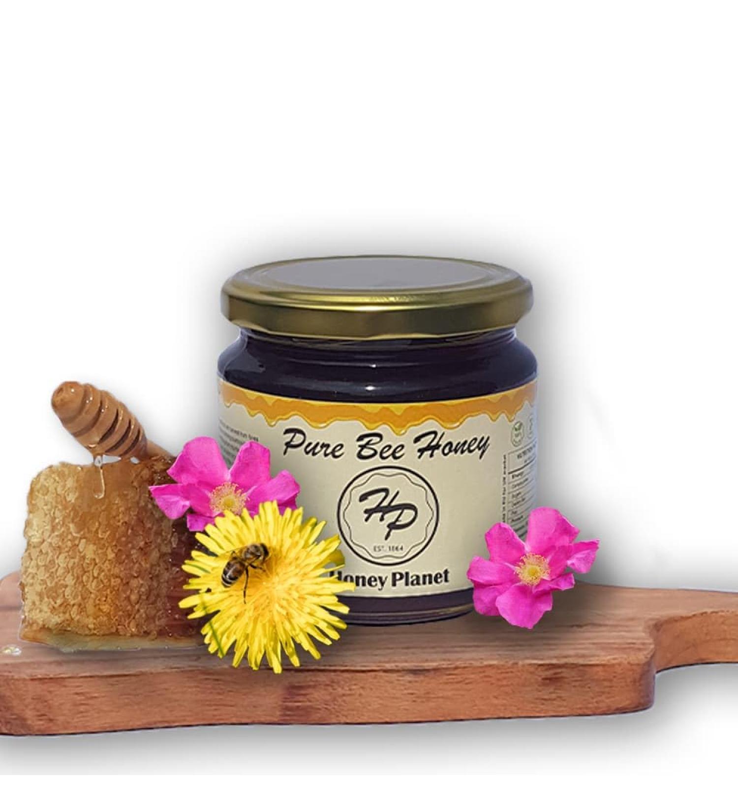 Natural Wildflowers Pure and Raw Honey from ECO/BIO Area Unheated Unpasteraised Unfiltered Wildflowers Mountain Honey harvested in our own Bee Farm (Small 500 gram) 500 g (Pack of 1) 500.0 - Buy Online on SooperMarket.com
