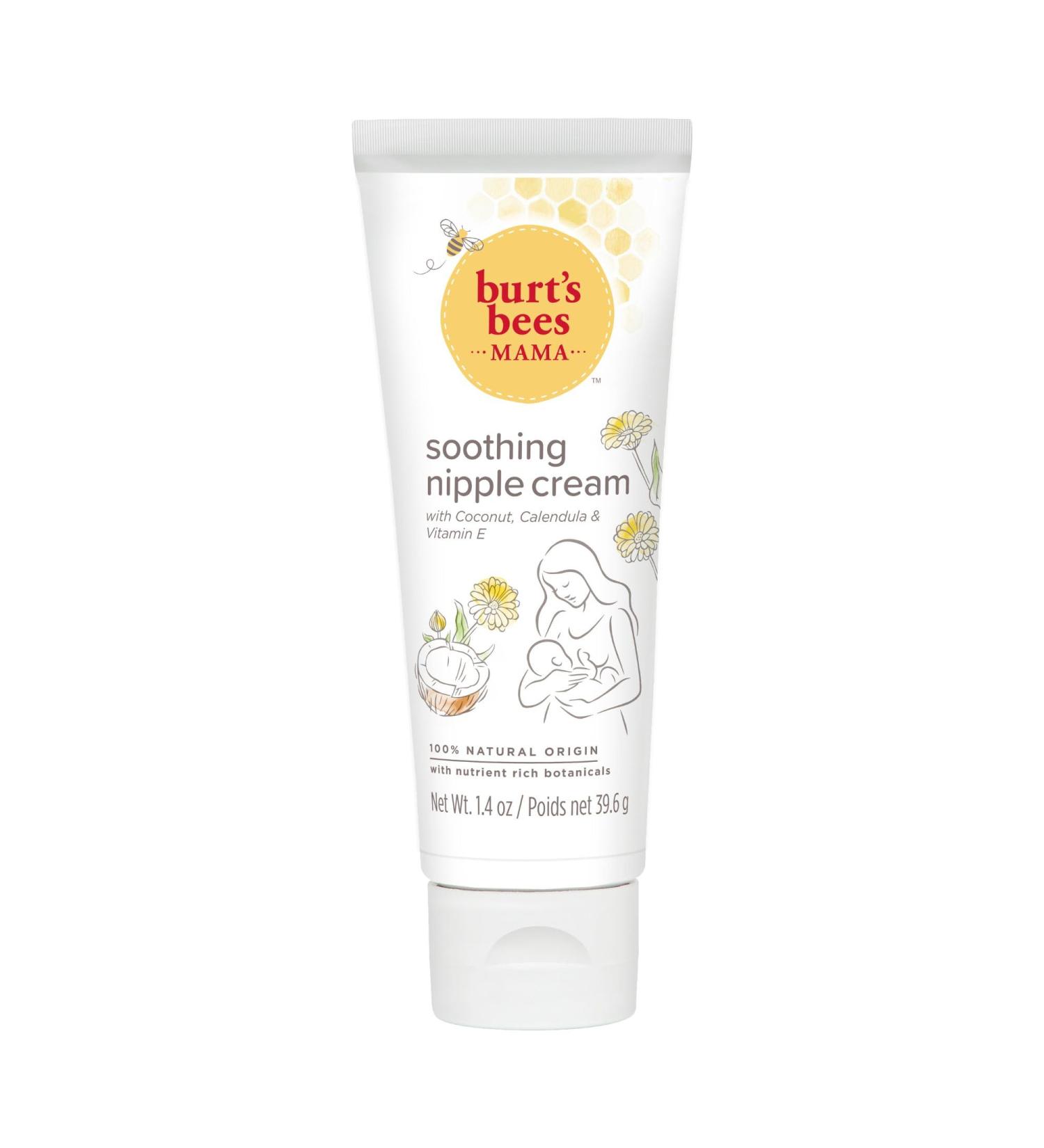 Burt's Bees Nipple Cream 39.6g: Soothing Balm for Breastfeeding, Sore Nipples & Cracked Skin - Buy Online on SooperMarket.com