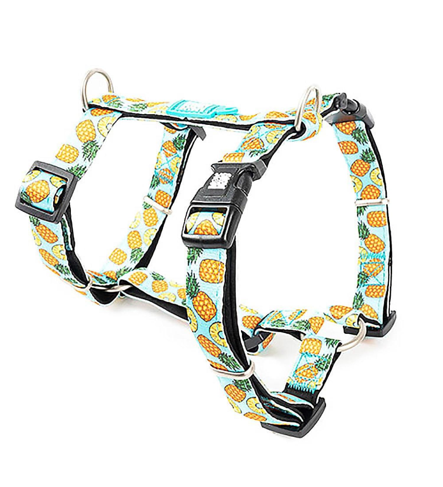 Max & Molly H-Harness - Sweet Pineapple | Adjustable & Comfortable Pet Harness for Dogs | International Shipping Available - Buy Online on SooperMarket.com