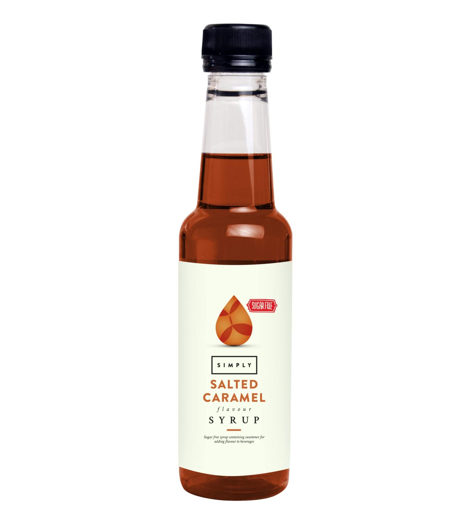 Simply Sugar Free Salted Caramel Syrup - Low Calorie Vegan & Nut Free - 250ml (Pack of 1) - Buy Online on SooperMarket.com