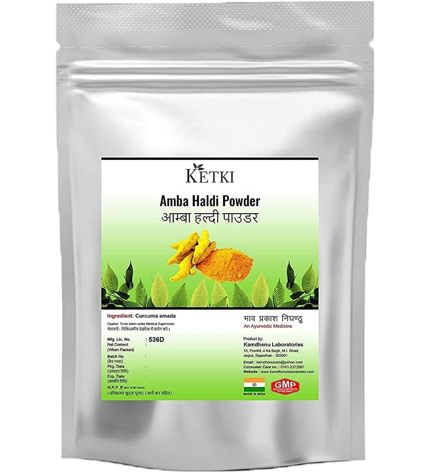 BETT Ketki Amba Haldi Powder 250gm (Curcuma Amada).