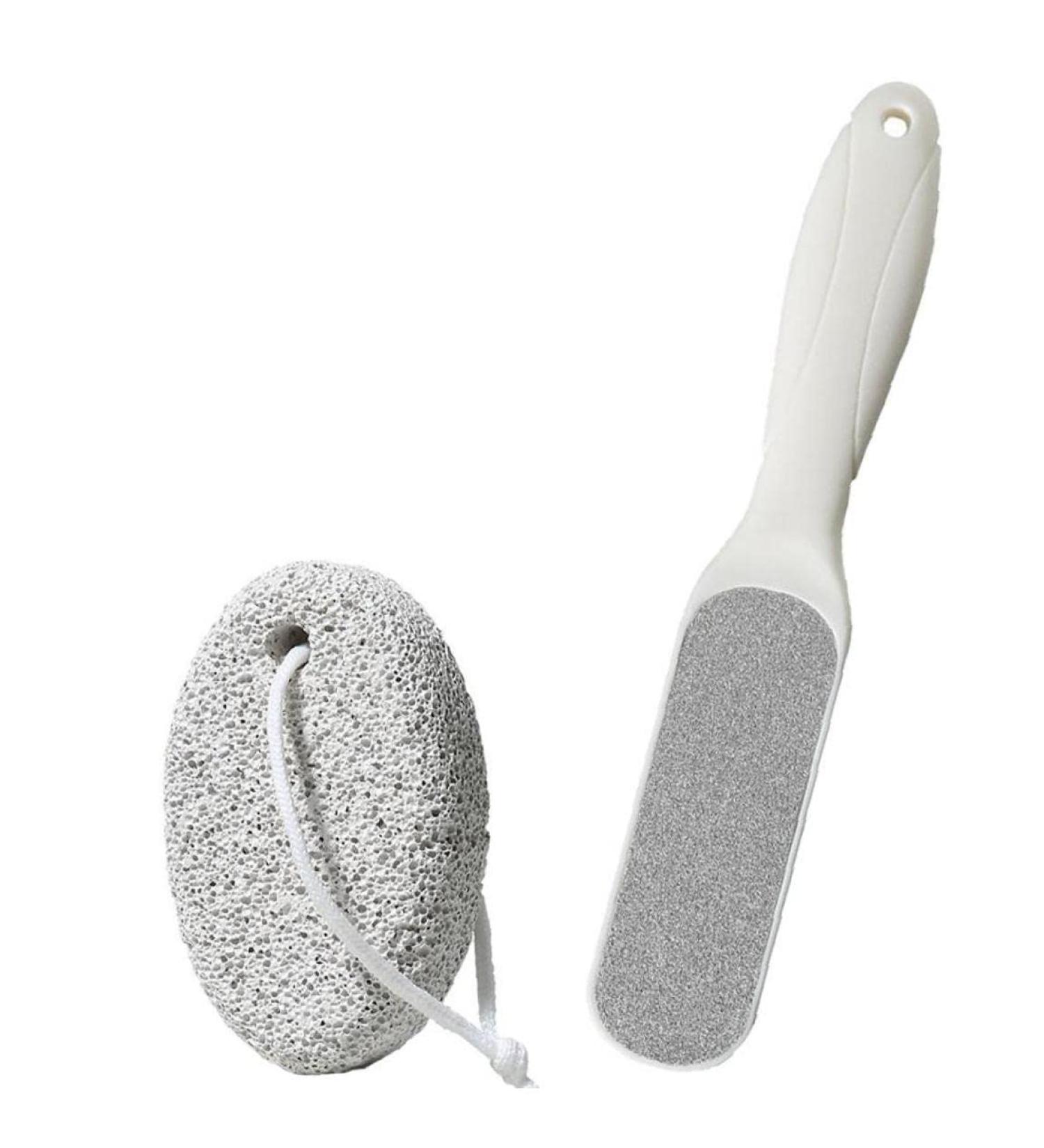 TOSSPER Foot Files & Pumice Stones - 2 Piece Foot Care Set for Perfect Pedicure | Stainless Steel Rasp & Washer - Buy Online on SooperMarket.com