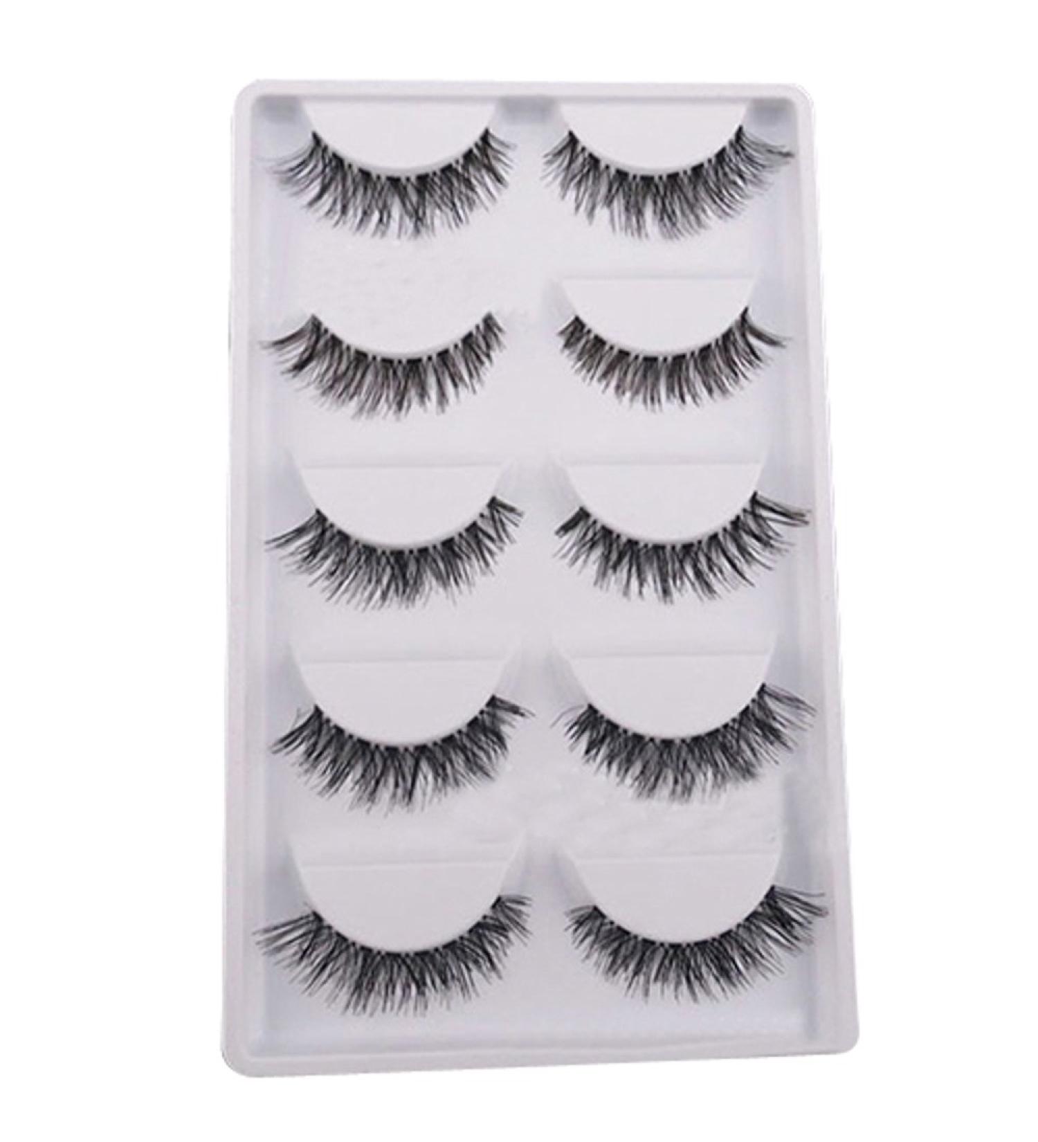 SANWOOD 5 Pairs False Eyelashes Extension - Type 10377 | Premium Quality for Stunning Eyes | International Shipping Available - Buy Online on SooperMarket.com