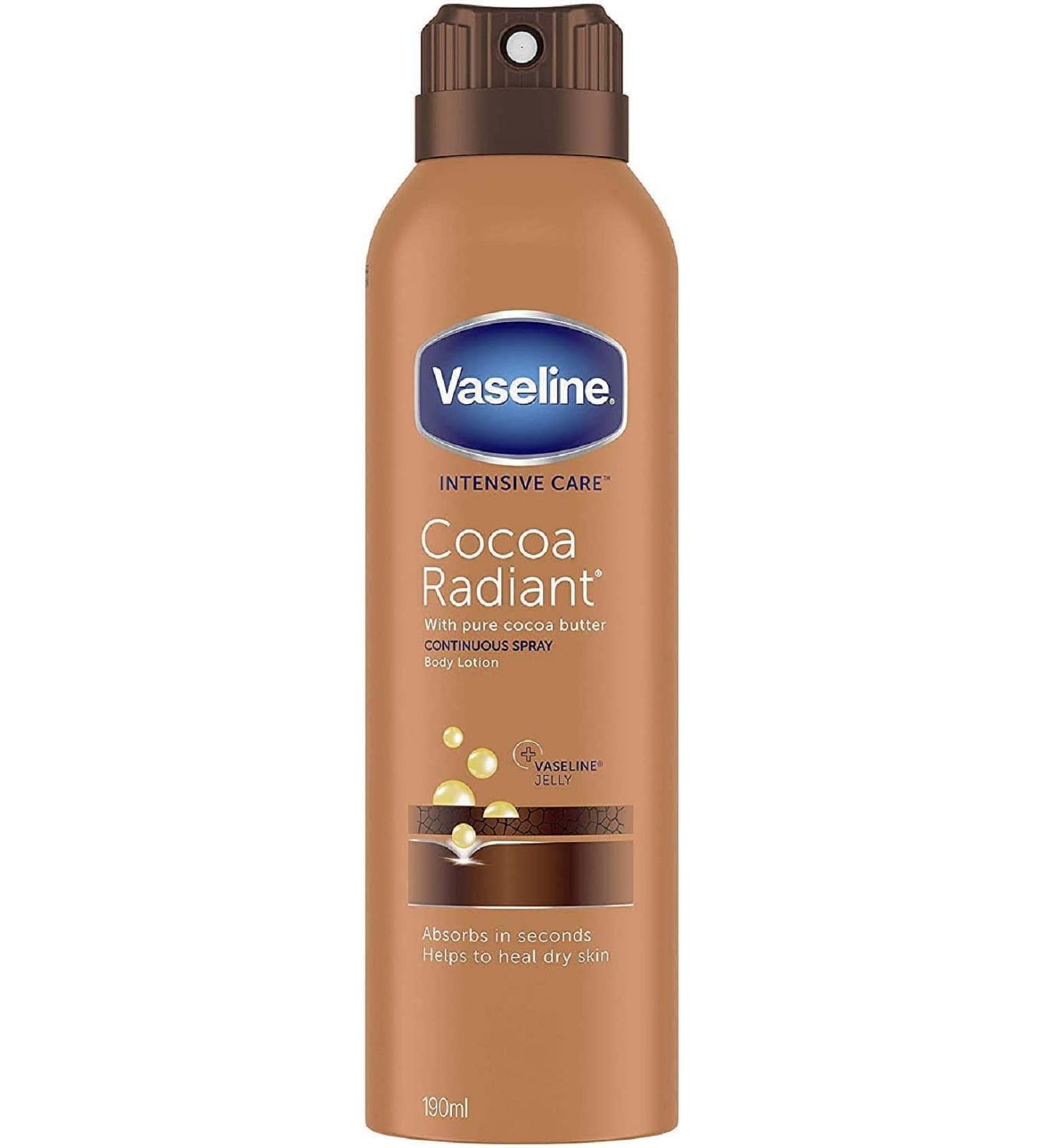 Vaseline Spray and Go Body Moisturiser Cocoa 190 ml - Buy Online on SooperMarket.com