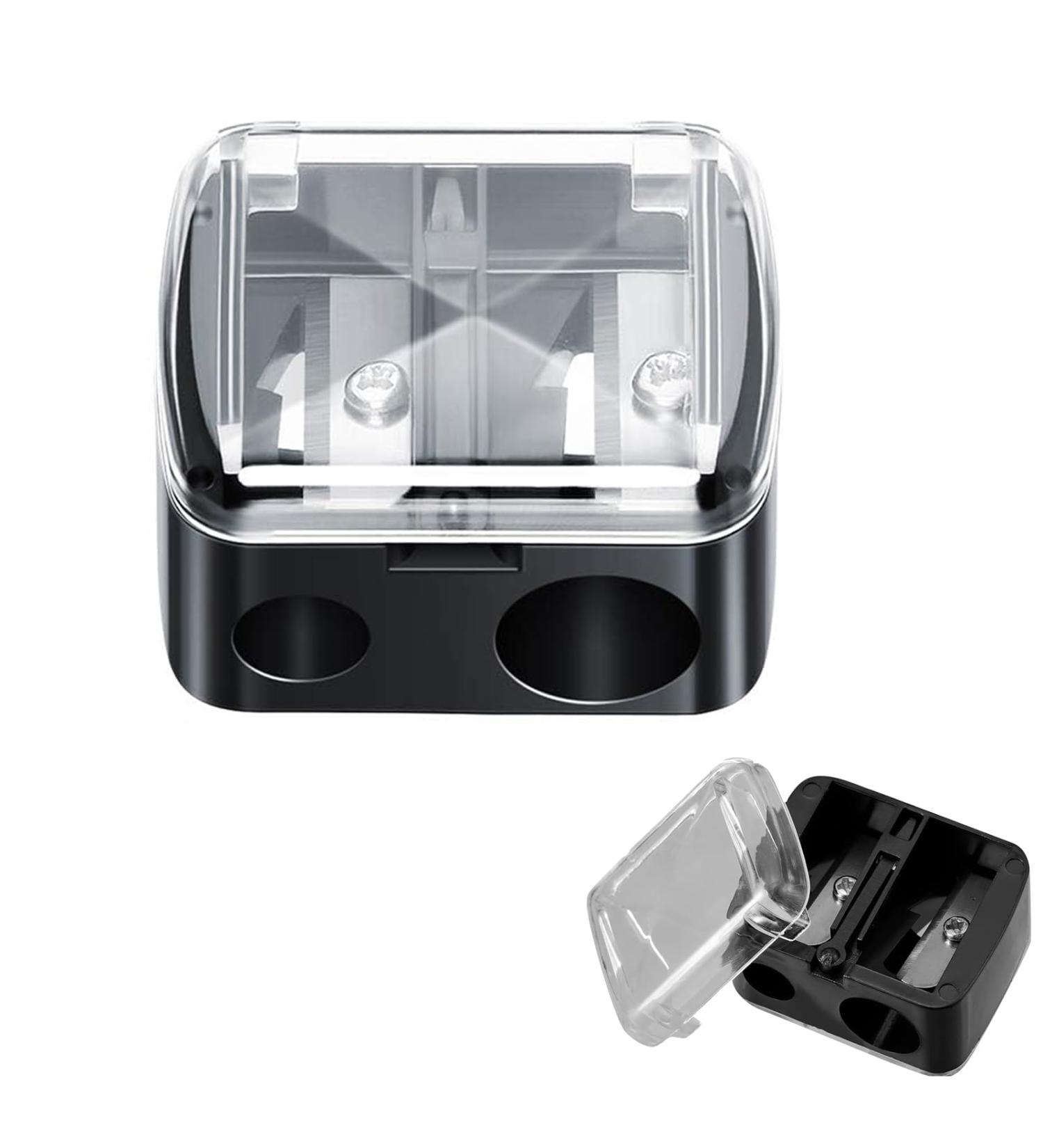 Beavorty 1pc Square Makeup Sharpener Kit - Eyebrow Lipstick & Eyeliner Pencil Sharpener | Handheld Cosmetic Tool for Perfect Makeup Application - Buy Online on SooperMarket.com