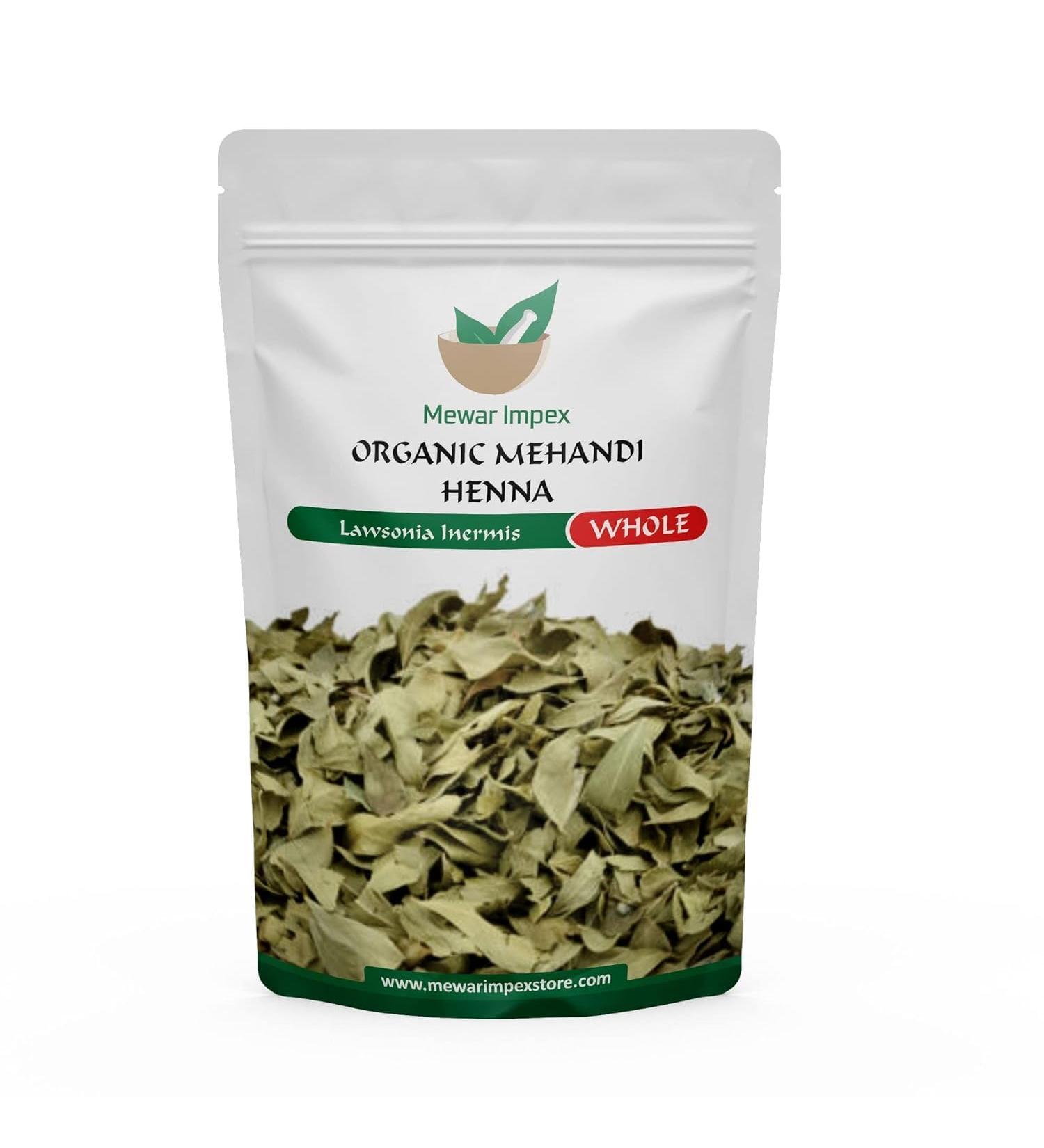 JEVR Mehandi Leafs (100 gm) / Henna Mehandi Leaves Whole Natural Pure Henna Leaves Organic - Buy Online on SooperMarket.com