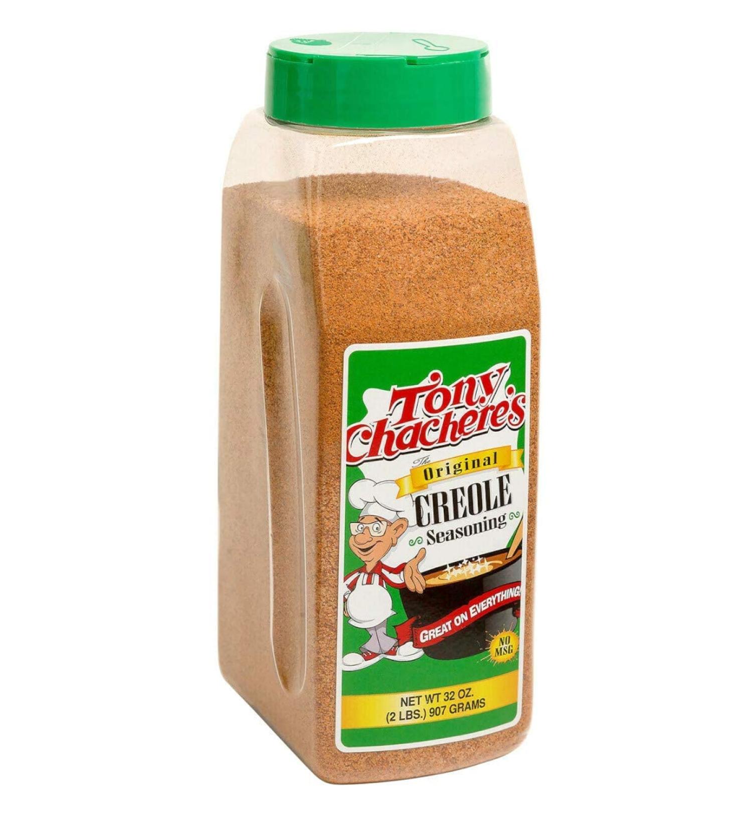 Tony Chachere's Creole Seasoning 32oz - Authentic Cajun Blend for Flavorful Dishes - Buy Online on SooperMarket.com