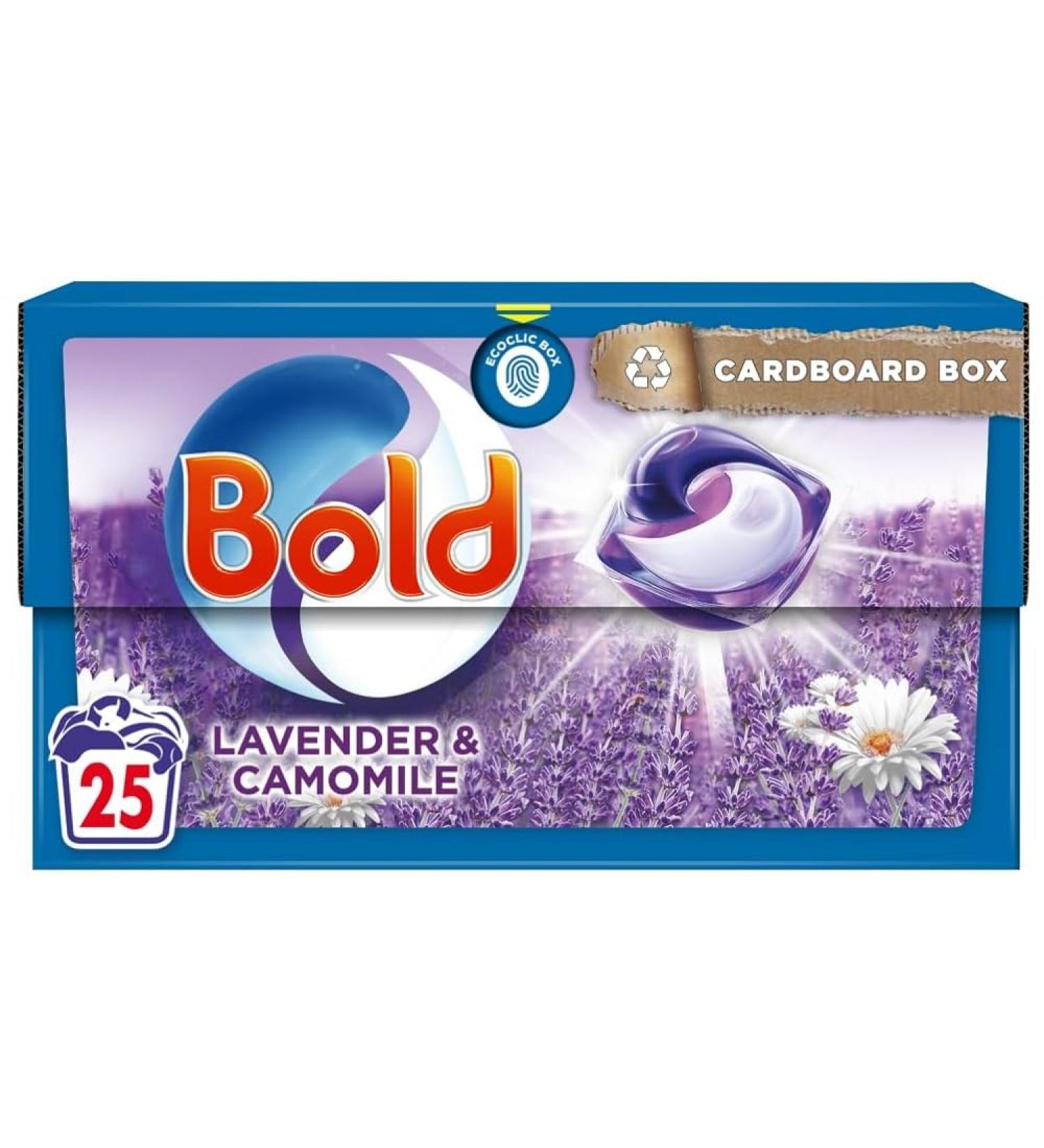 Bold All-in-1 PODS Washing Capsules x 25 Lavender 25 Count (Pack of 1)